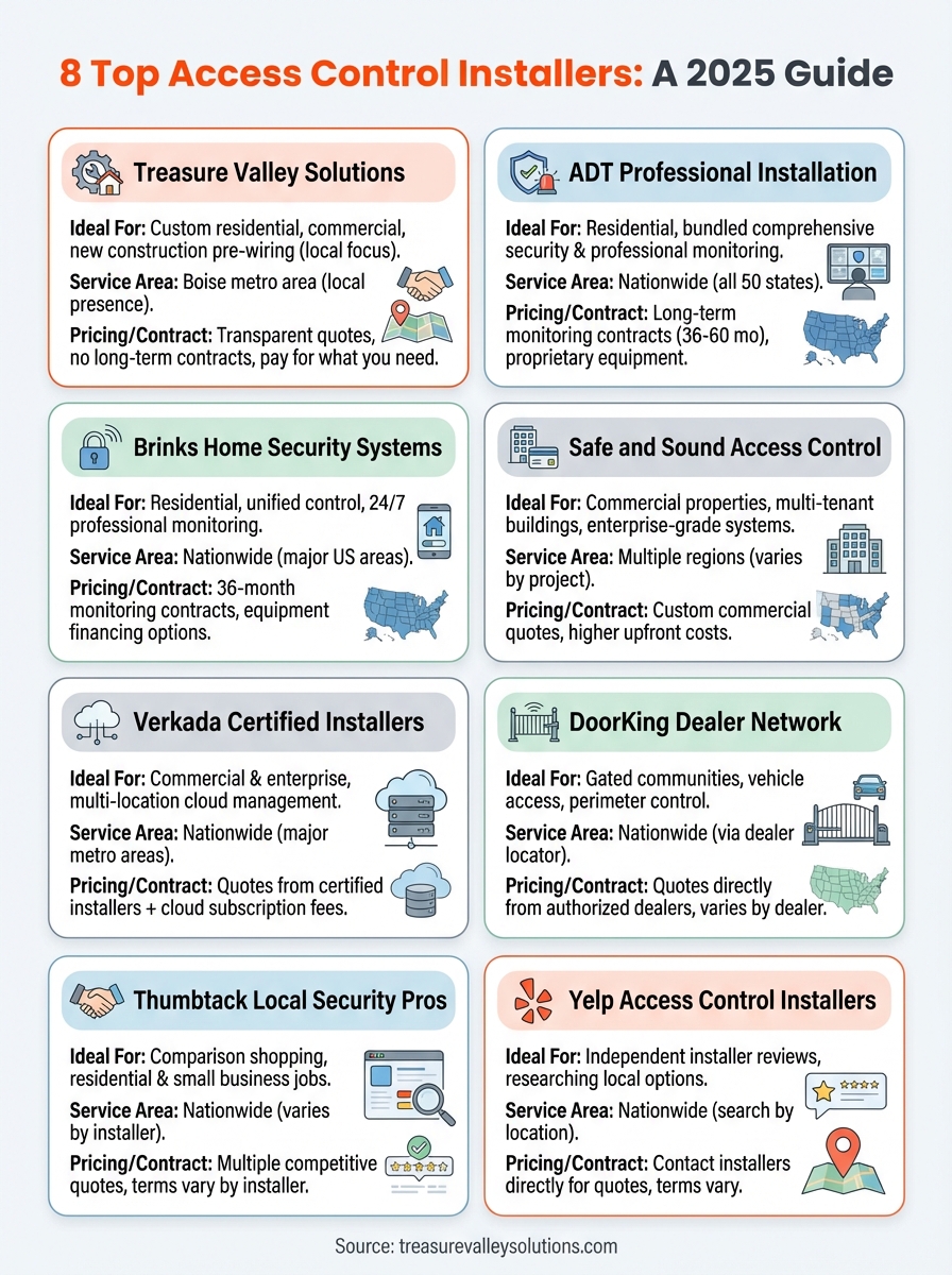 access control installation near me infographic