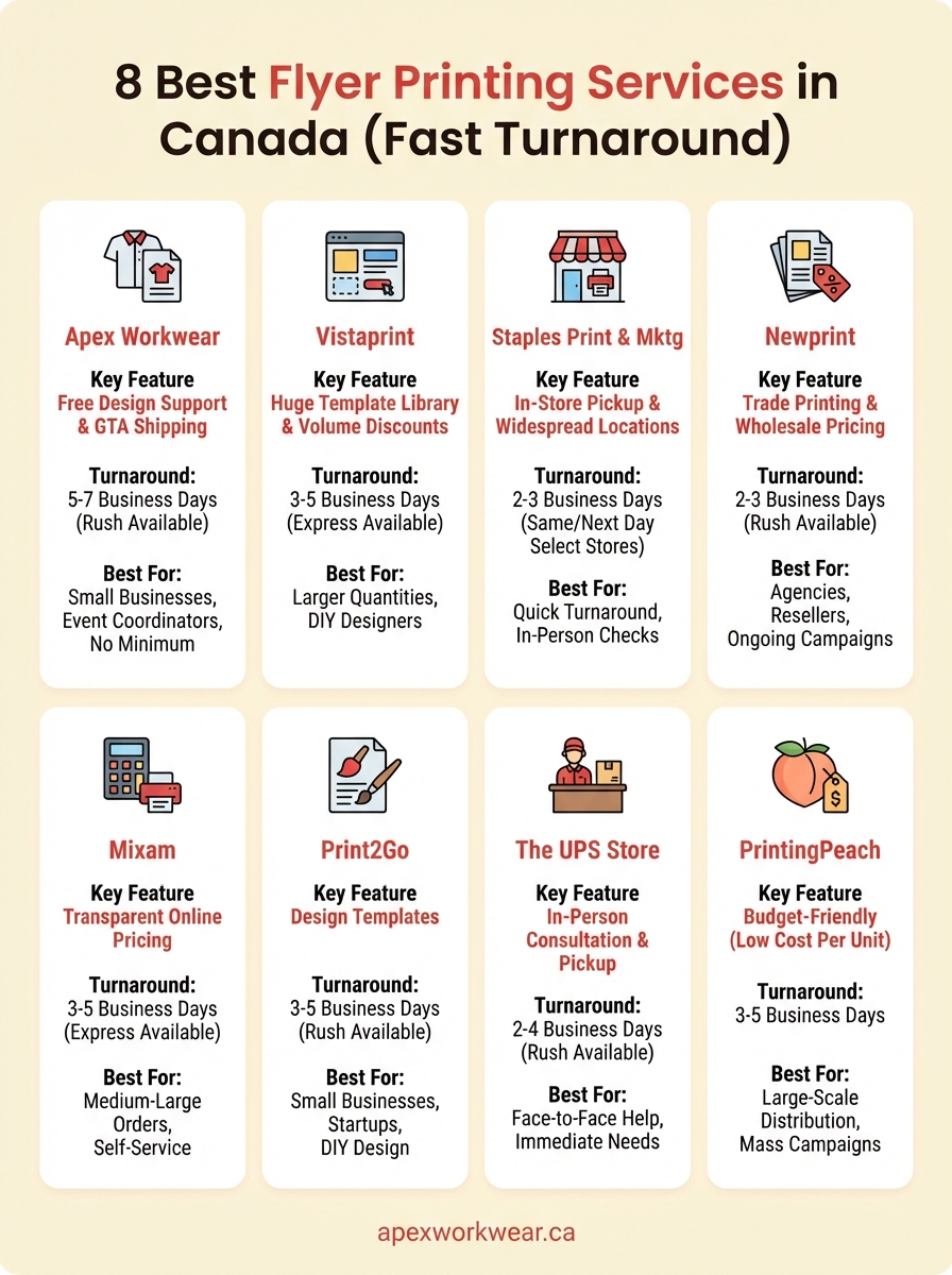flyer printing infographic