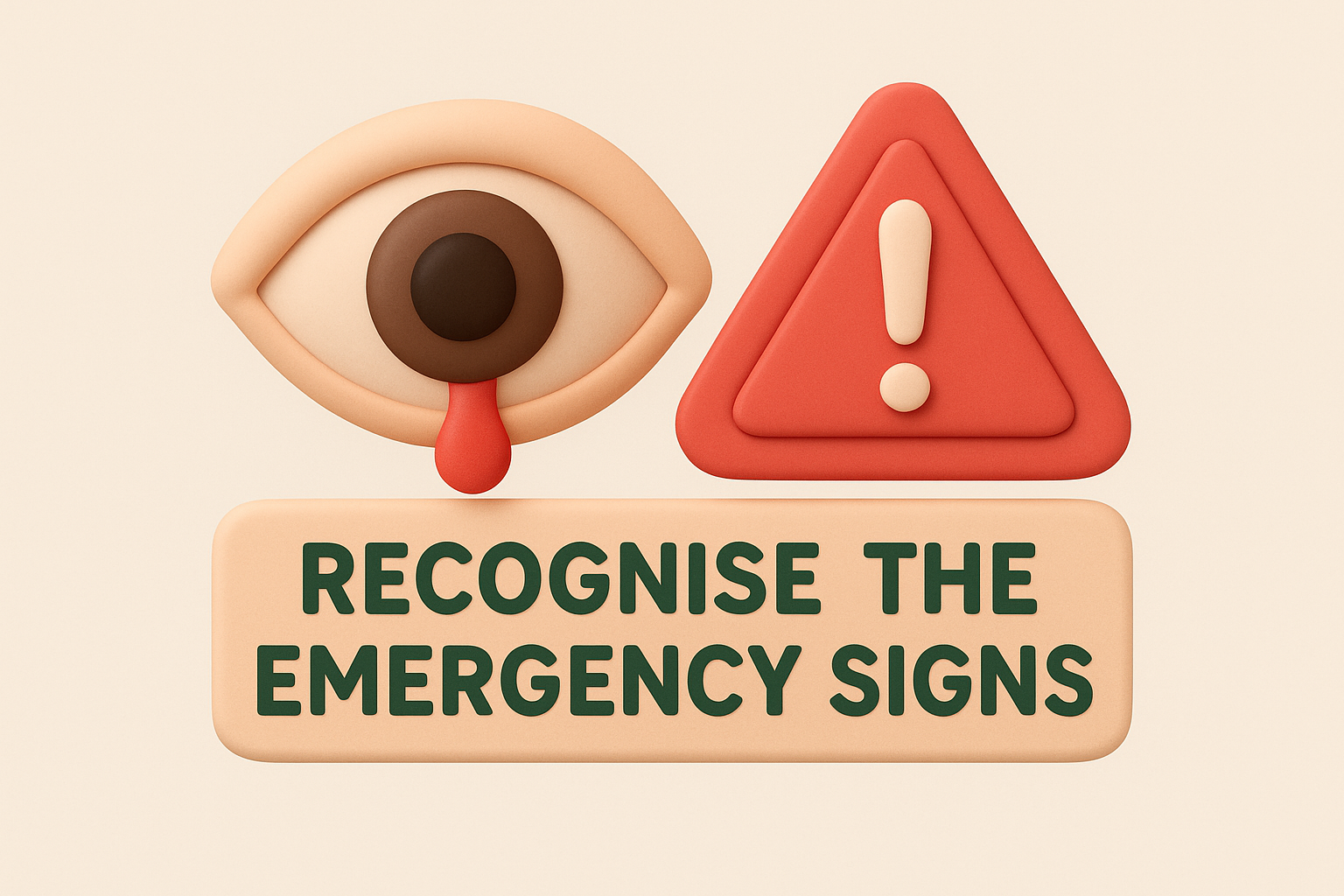 Recognise the emergency signs