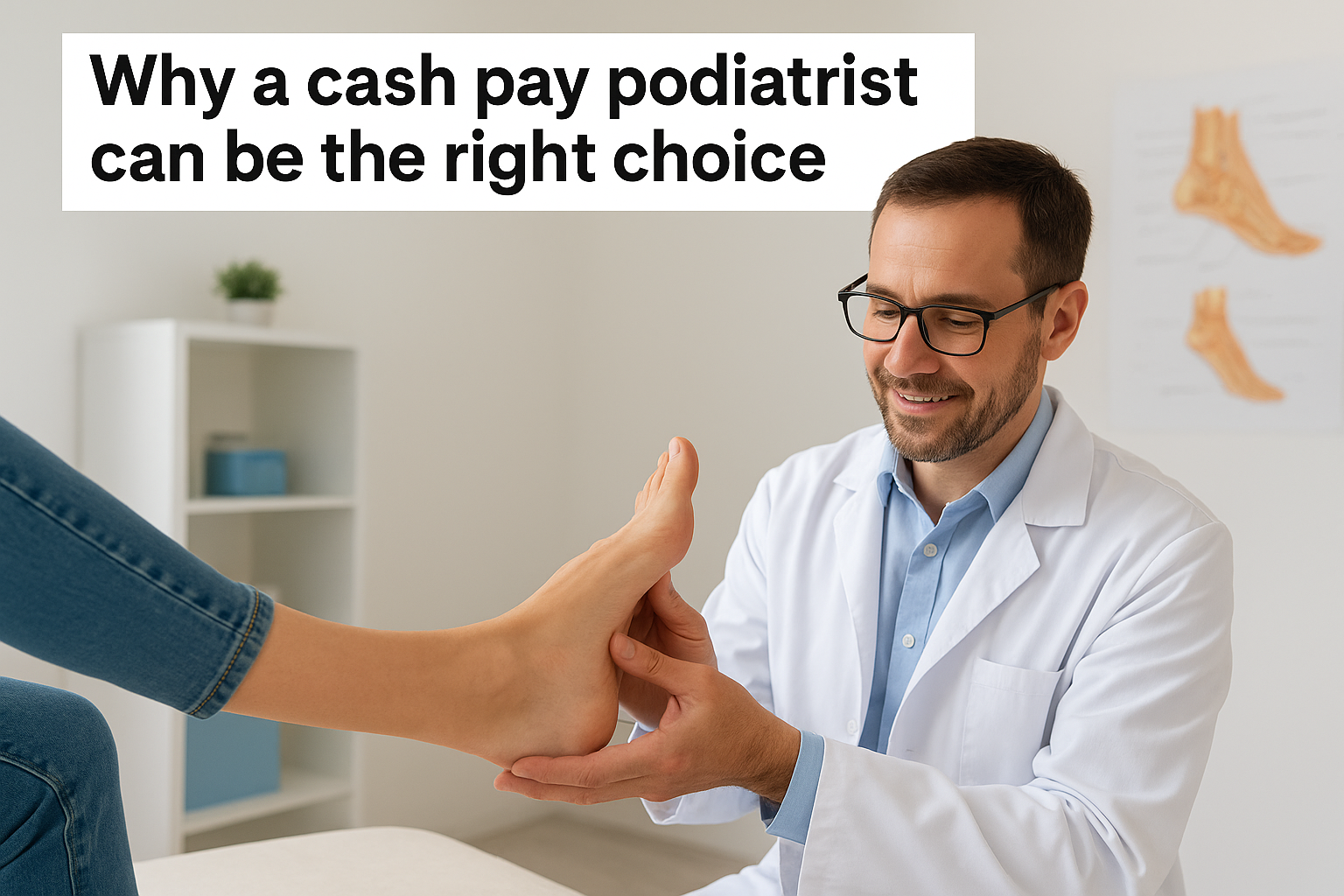 Why a cash pay podiatrist can be the right choice