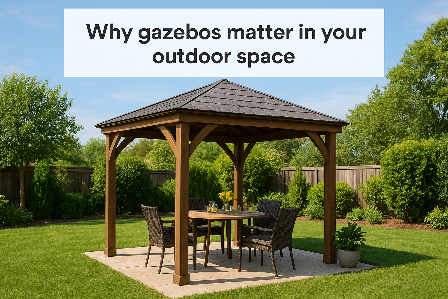 Why gazebos matter in your outdoor space
