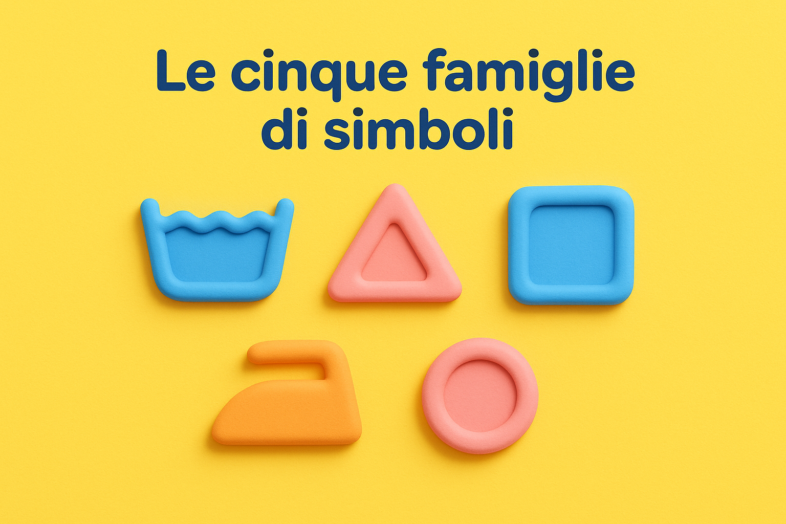 Le cinque famiglie di simboli