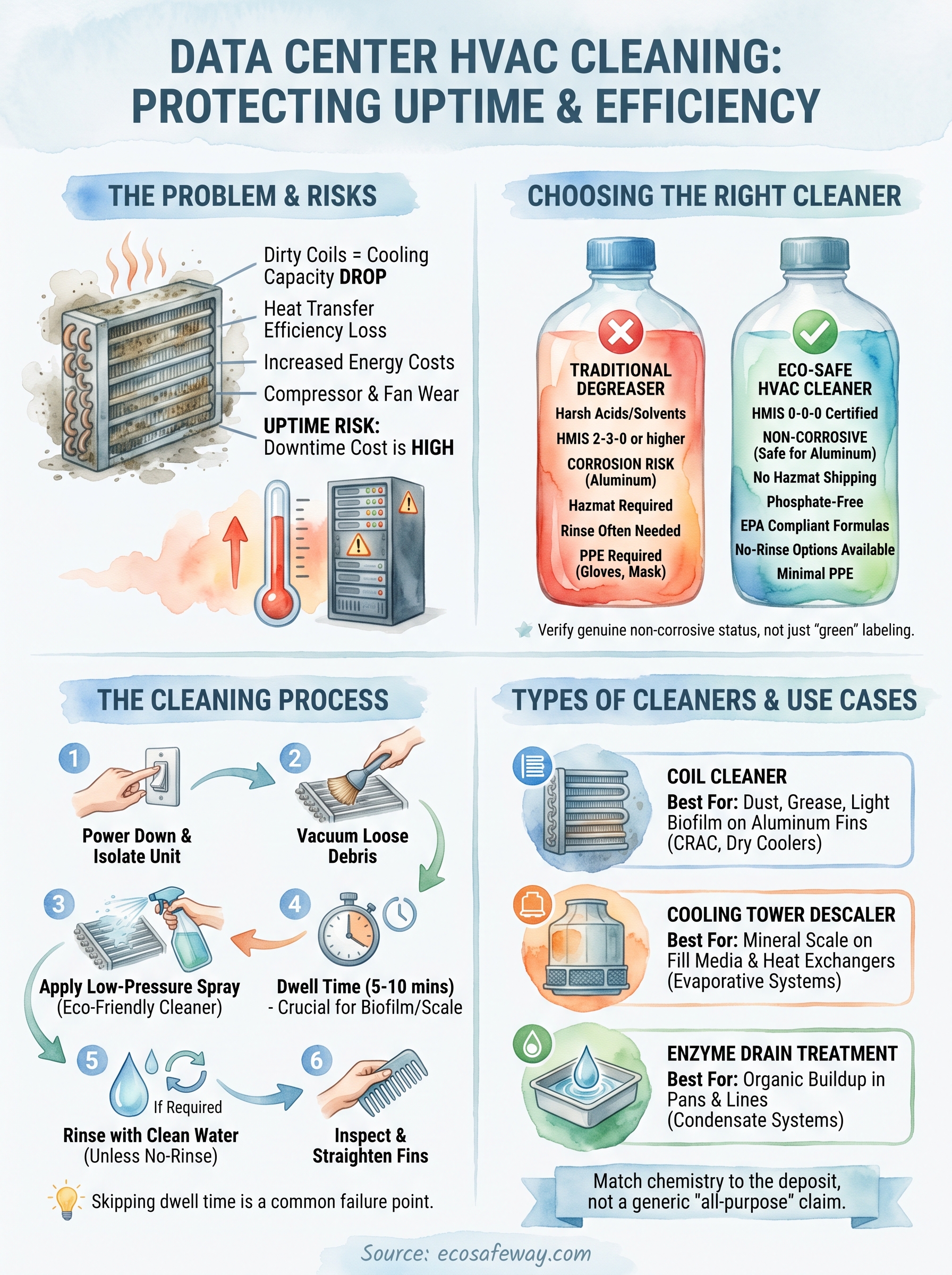 data center hvac cleaner infographic