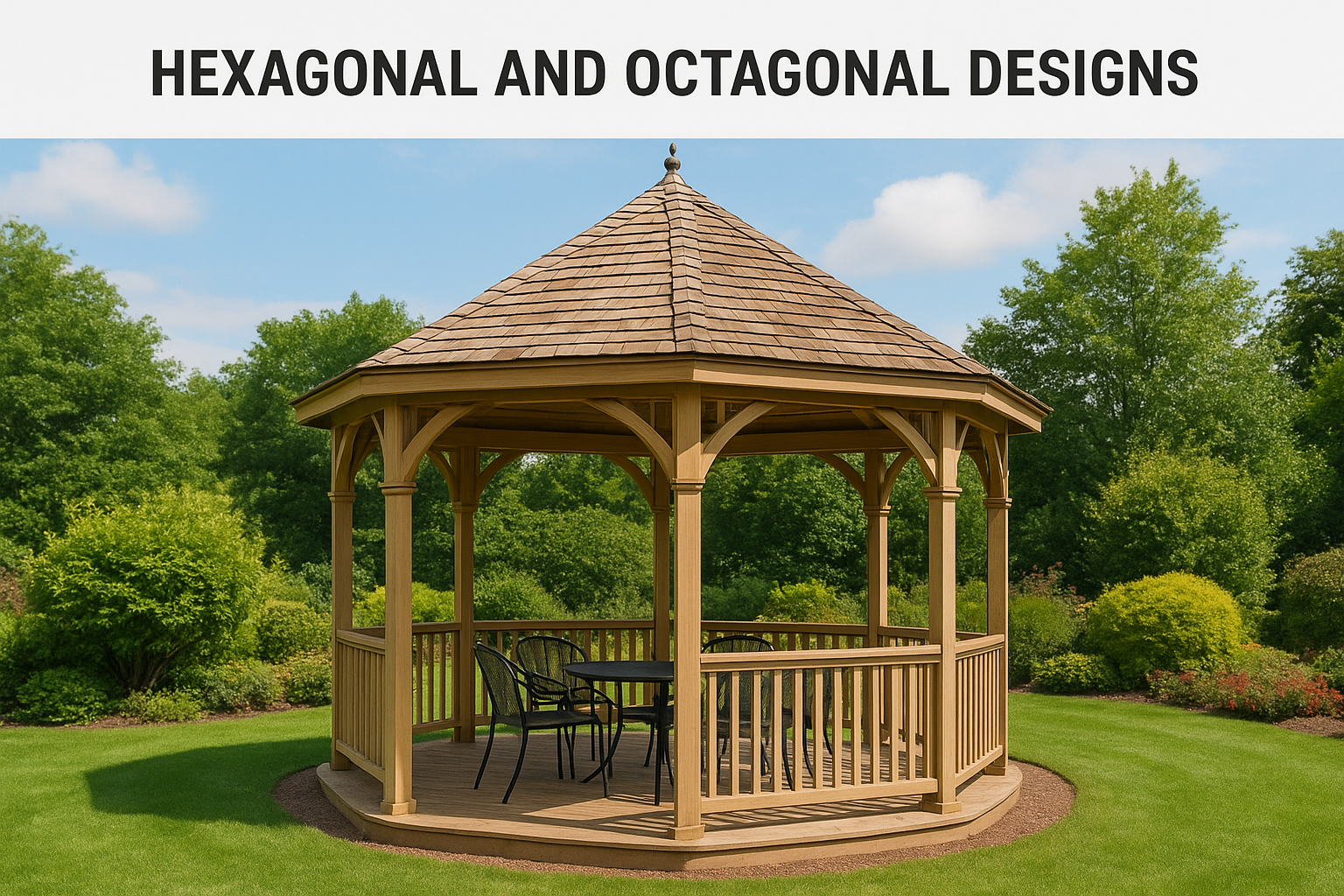 Hexagonal and octagonal designs