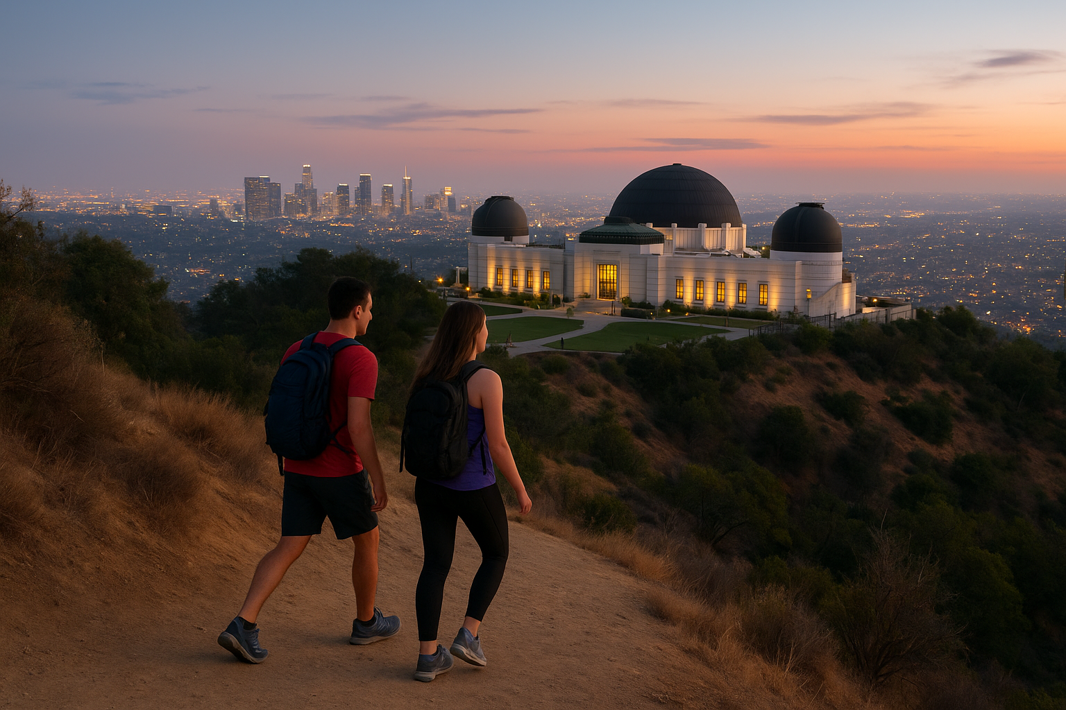 3. Hike up to the Griffith Observatory