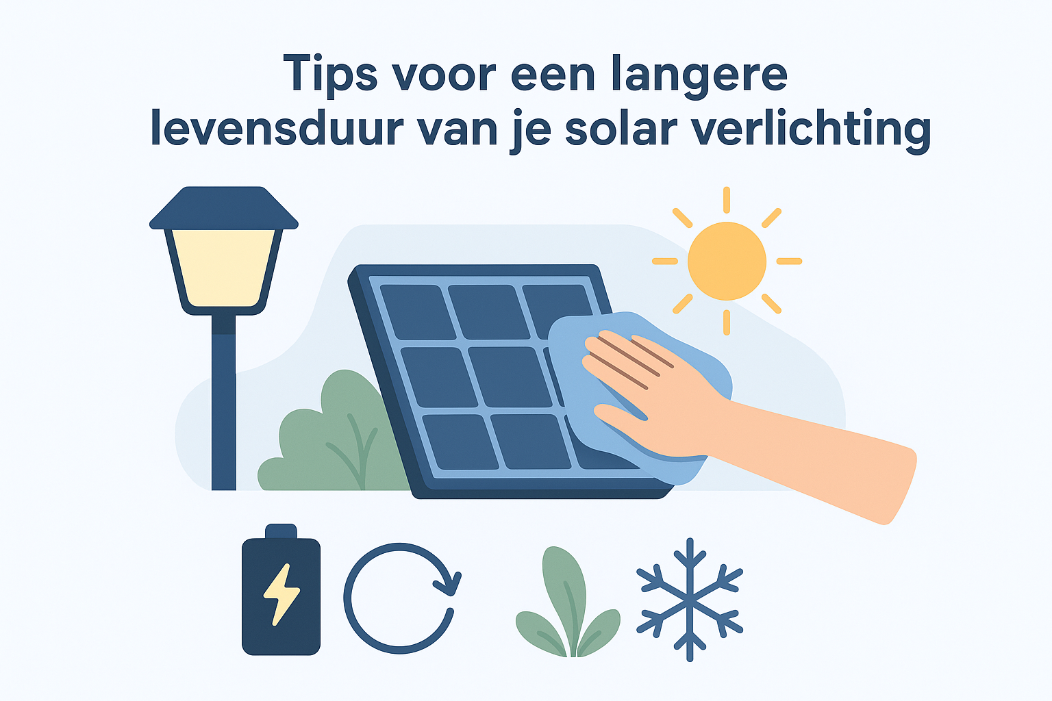 Tips voor een langere levensduur van je solar verlichting