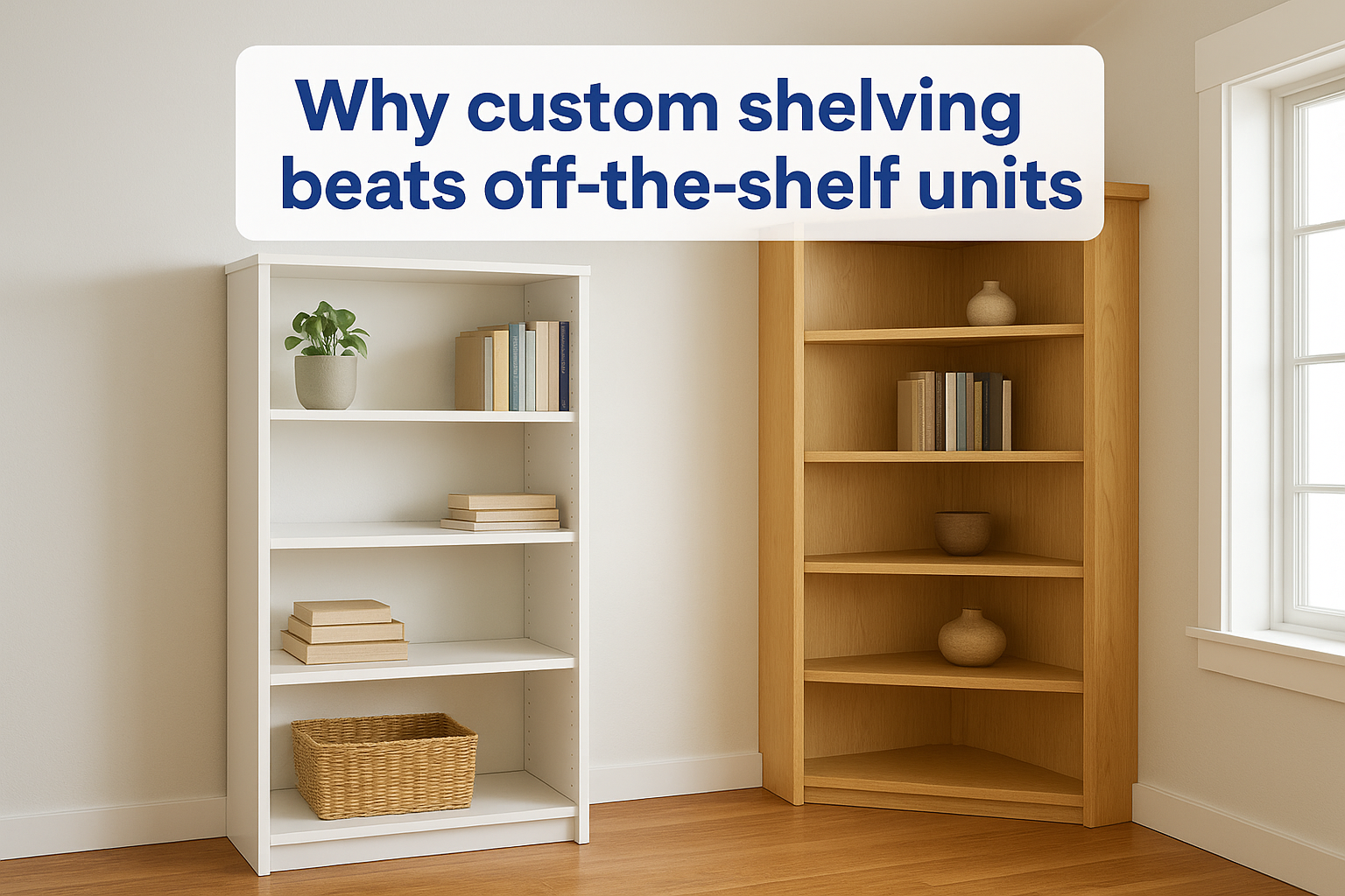 Why custom shelving beats off-the-shelf units