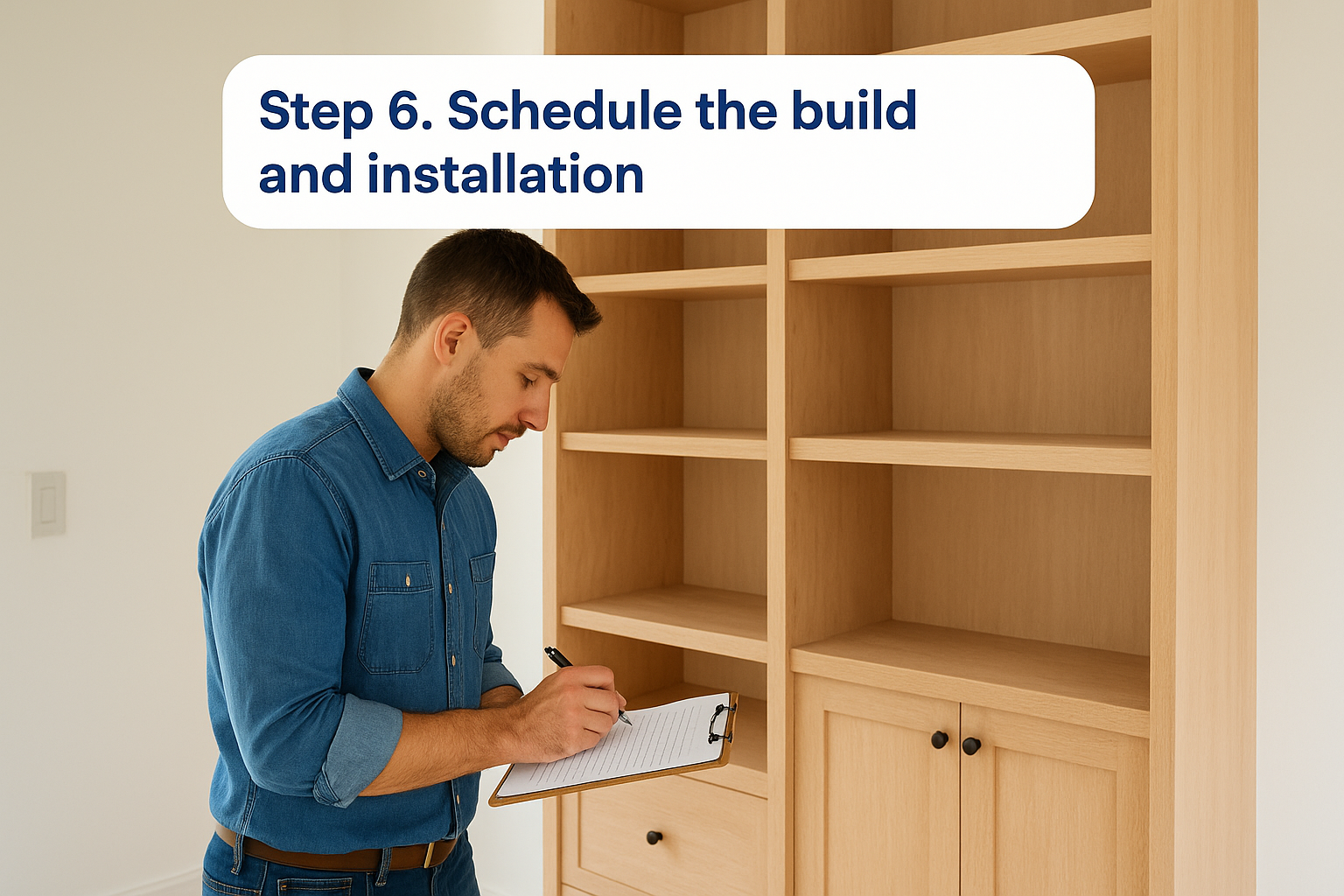 Step 6. Schedule the build and installation