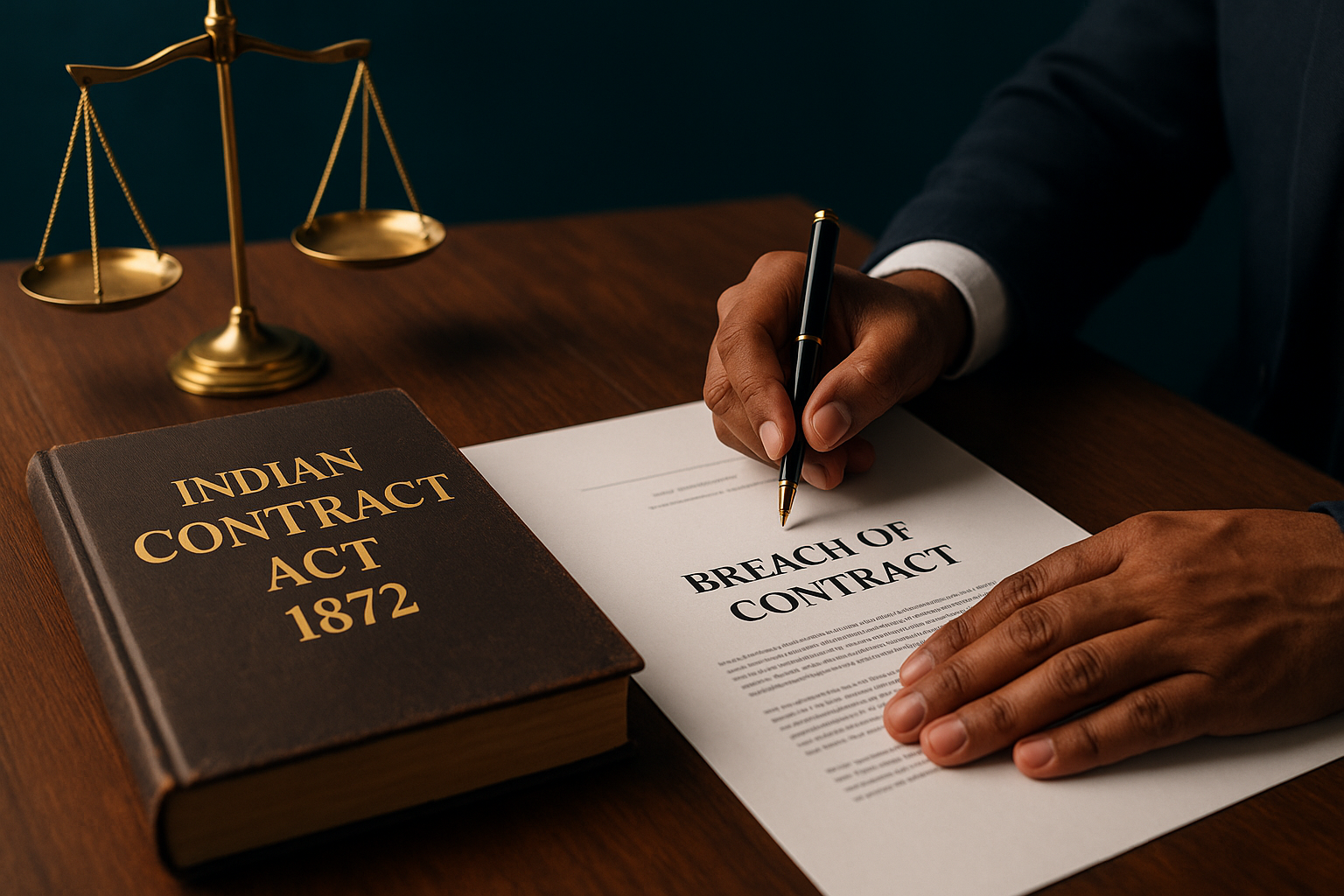 Remedies for breach of contract under the act