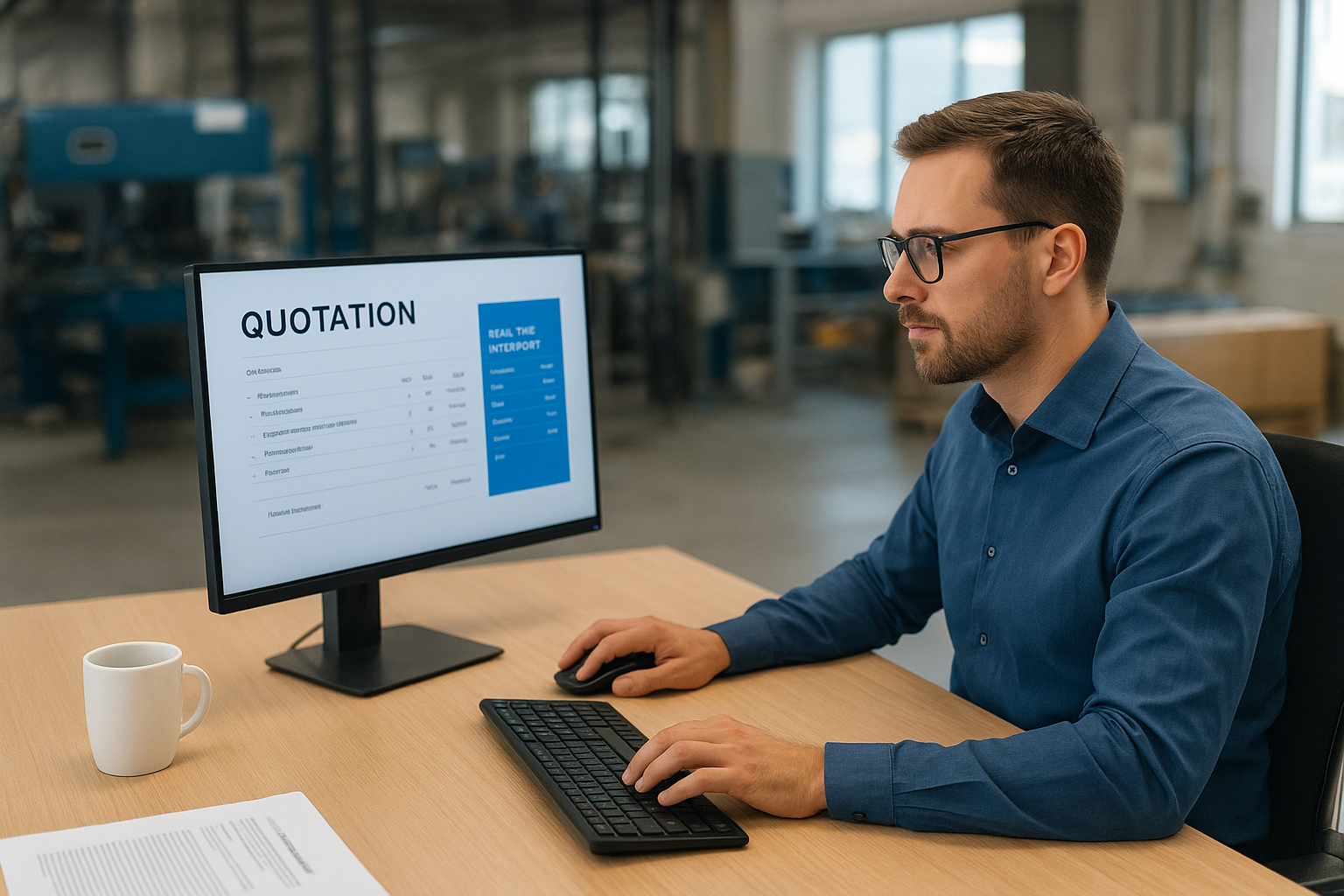 Manufacturing: quotes that respect real inventory