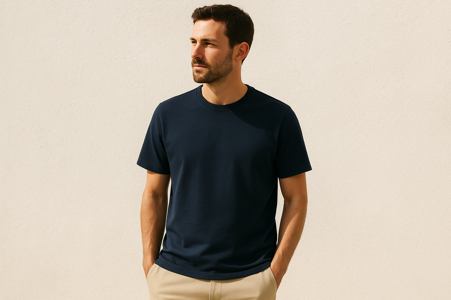 1. SÖMNAD relaxed tee for understated minimalist style