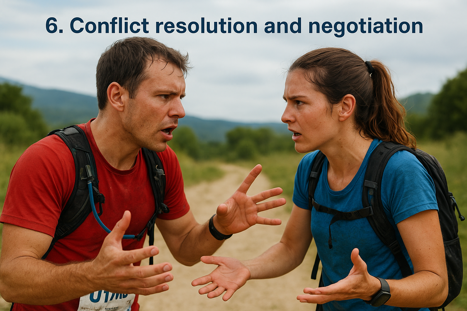 6. Conflict resolution and negotiation