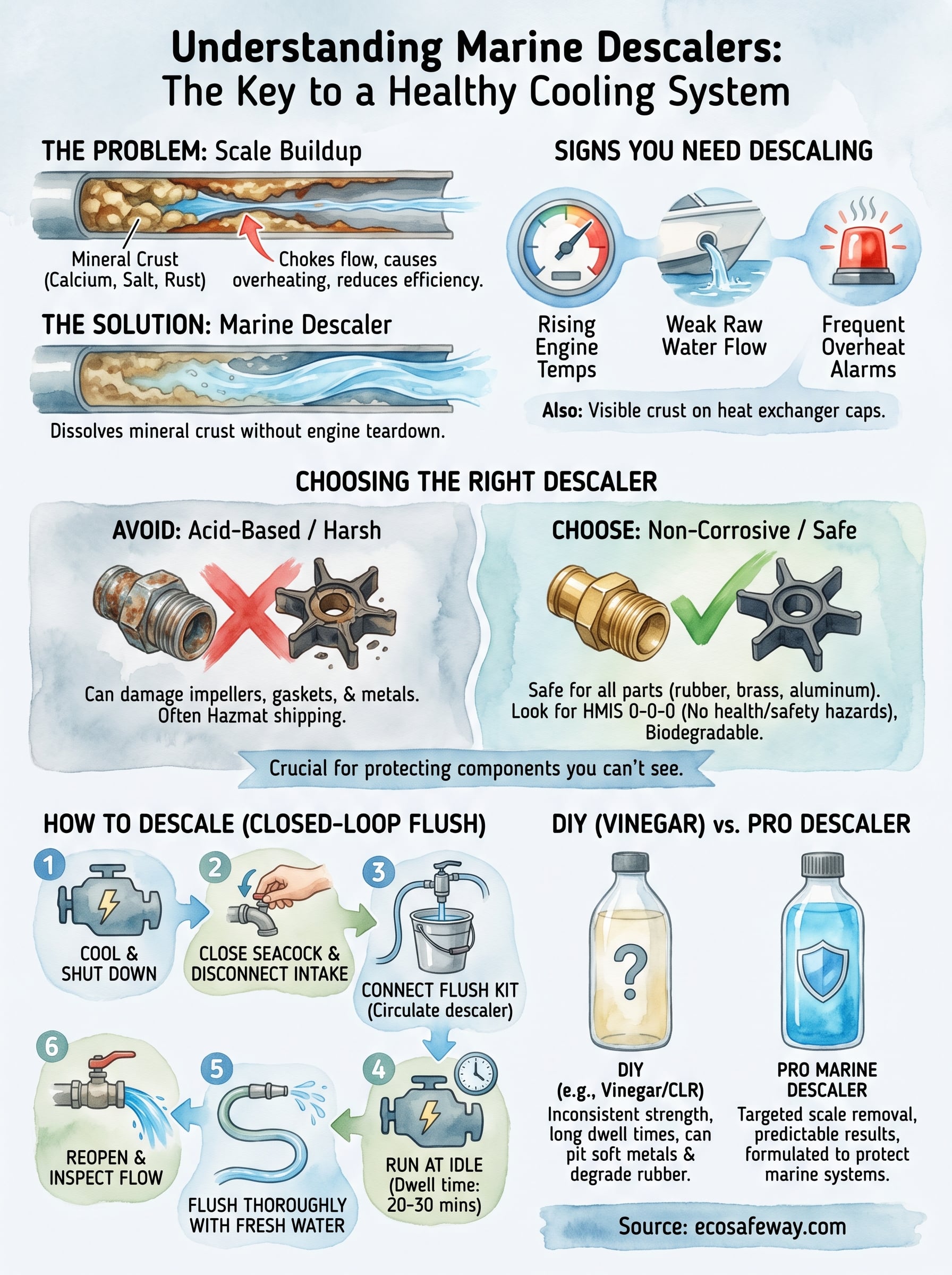 marine descaler infographic