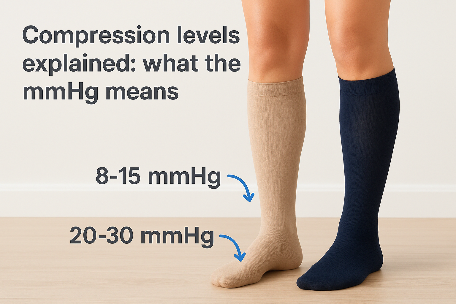 Compression levels explained: what the mmHg means