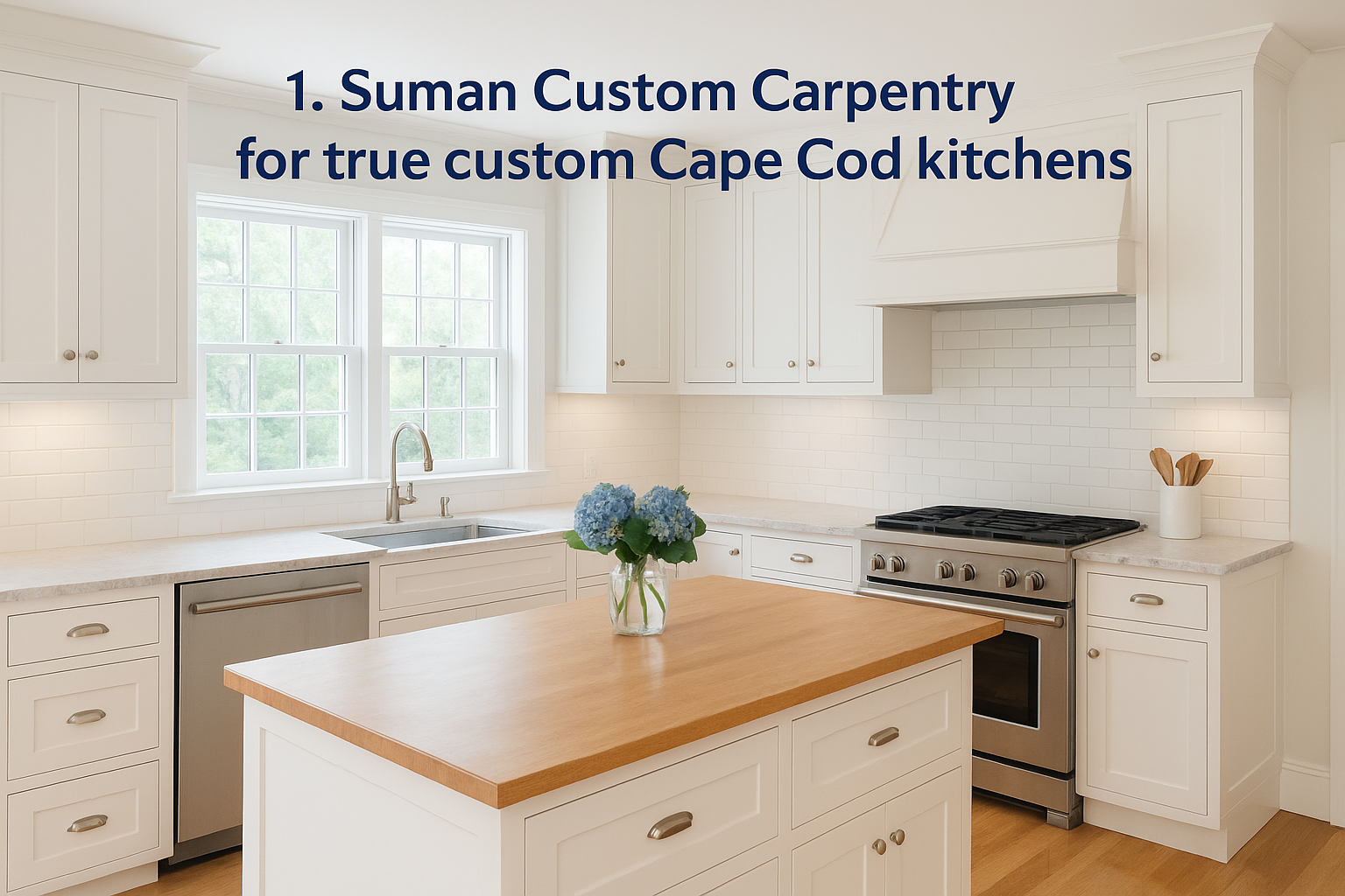 1. Suman Custom Carpentry for true custom Cape Cod kitchens