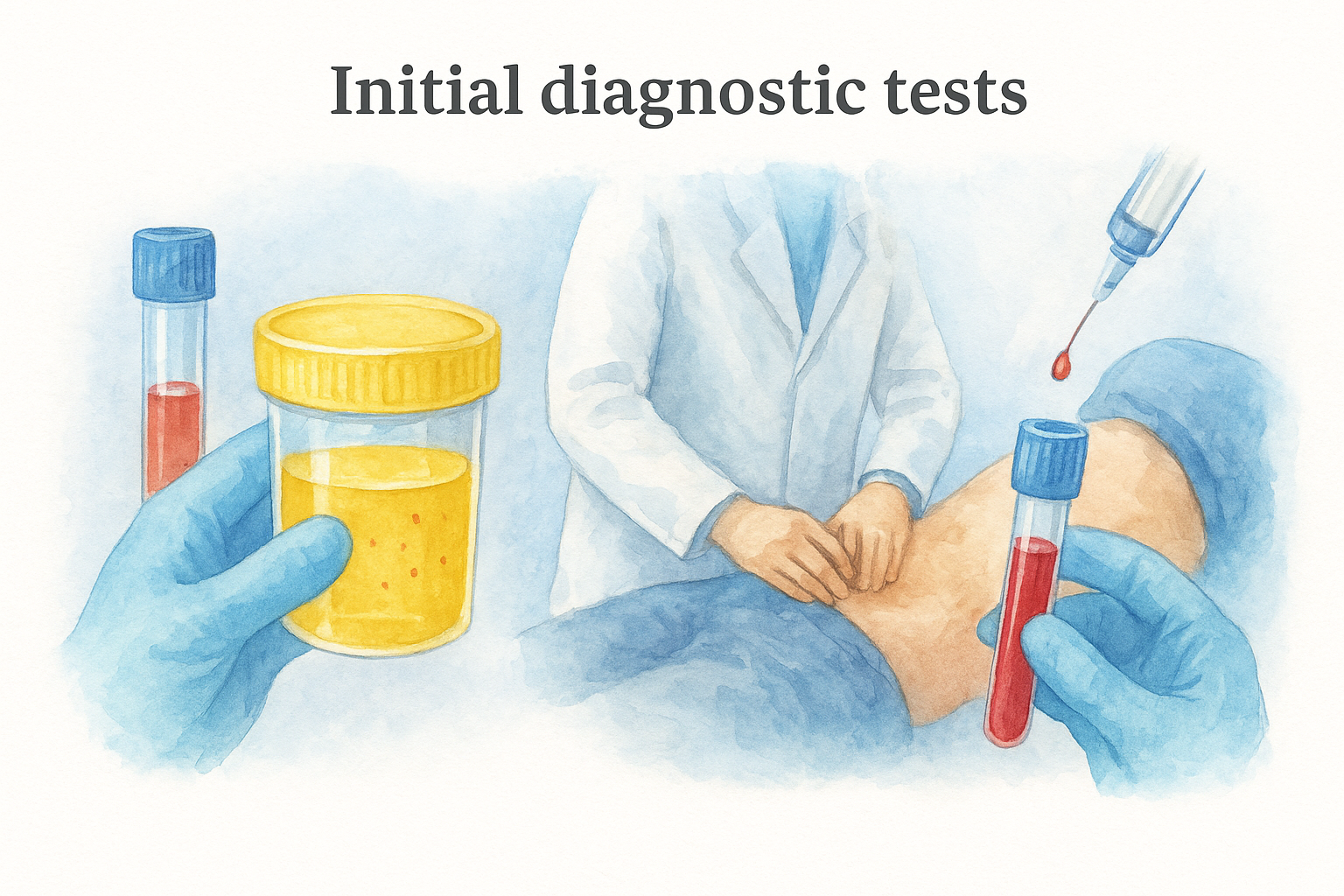 Initial diagnostic tests