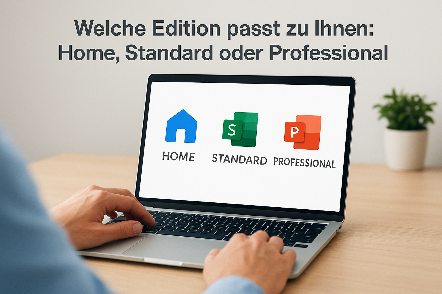 Welche Edition passt zu Ihnen: Home, Standard oder Professional