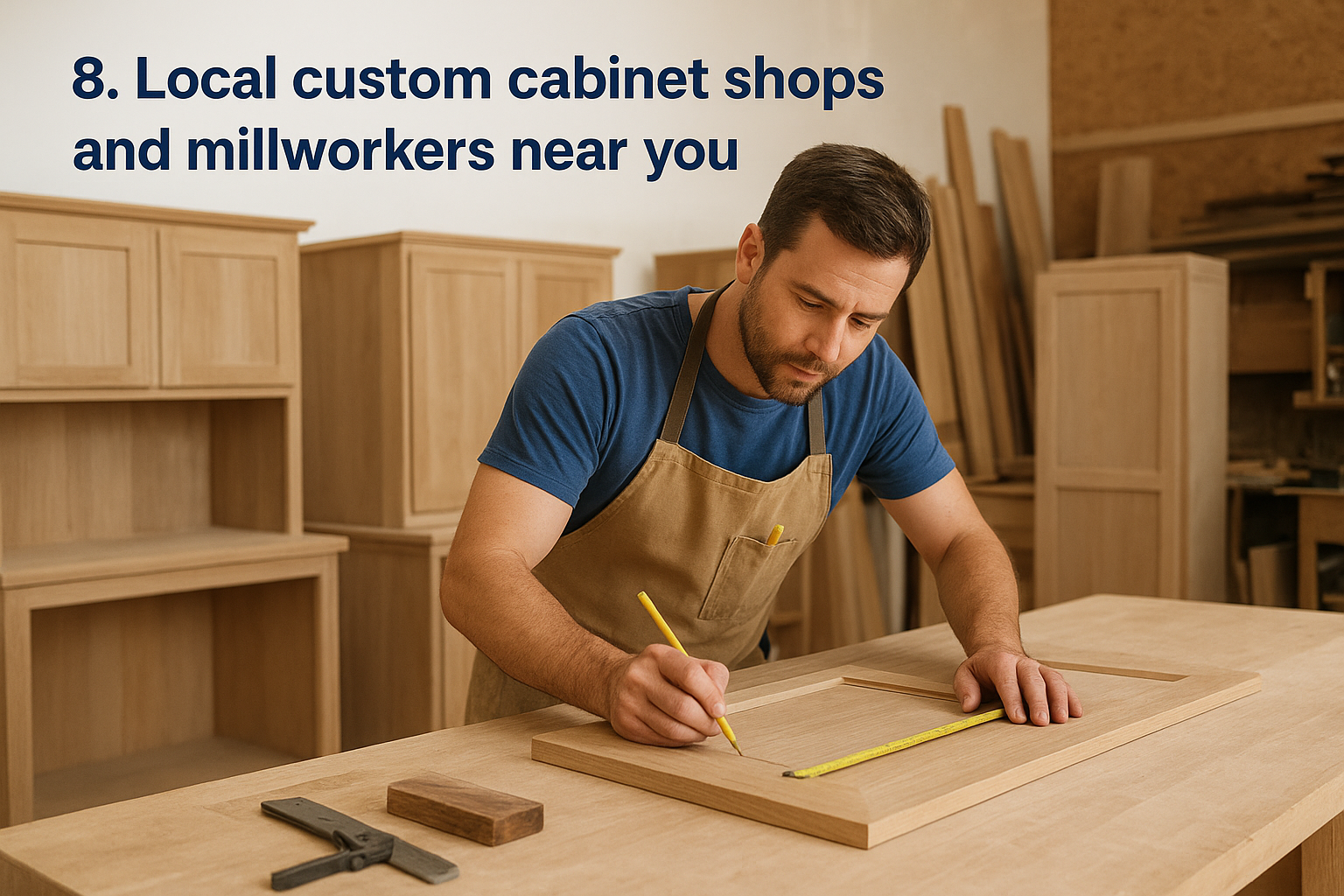 8. Local custom cabinet shops and millworkers near you