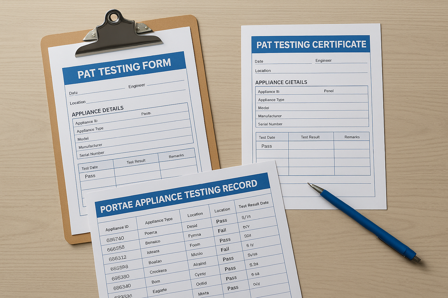 PAT testing forms, records and registers explained
