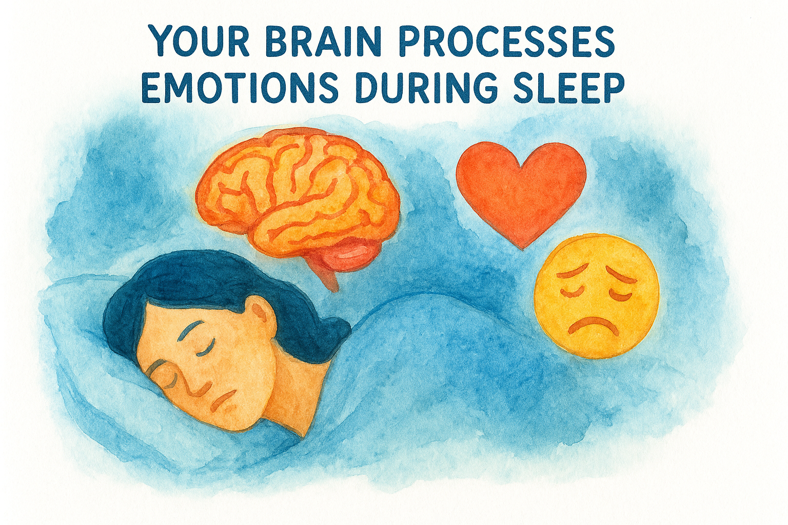 Your brain processes emotions during sleep