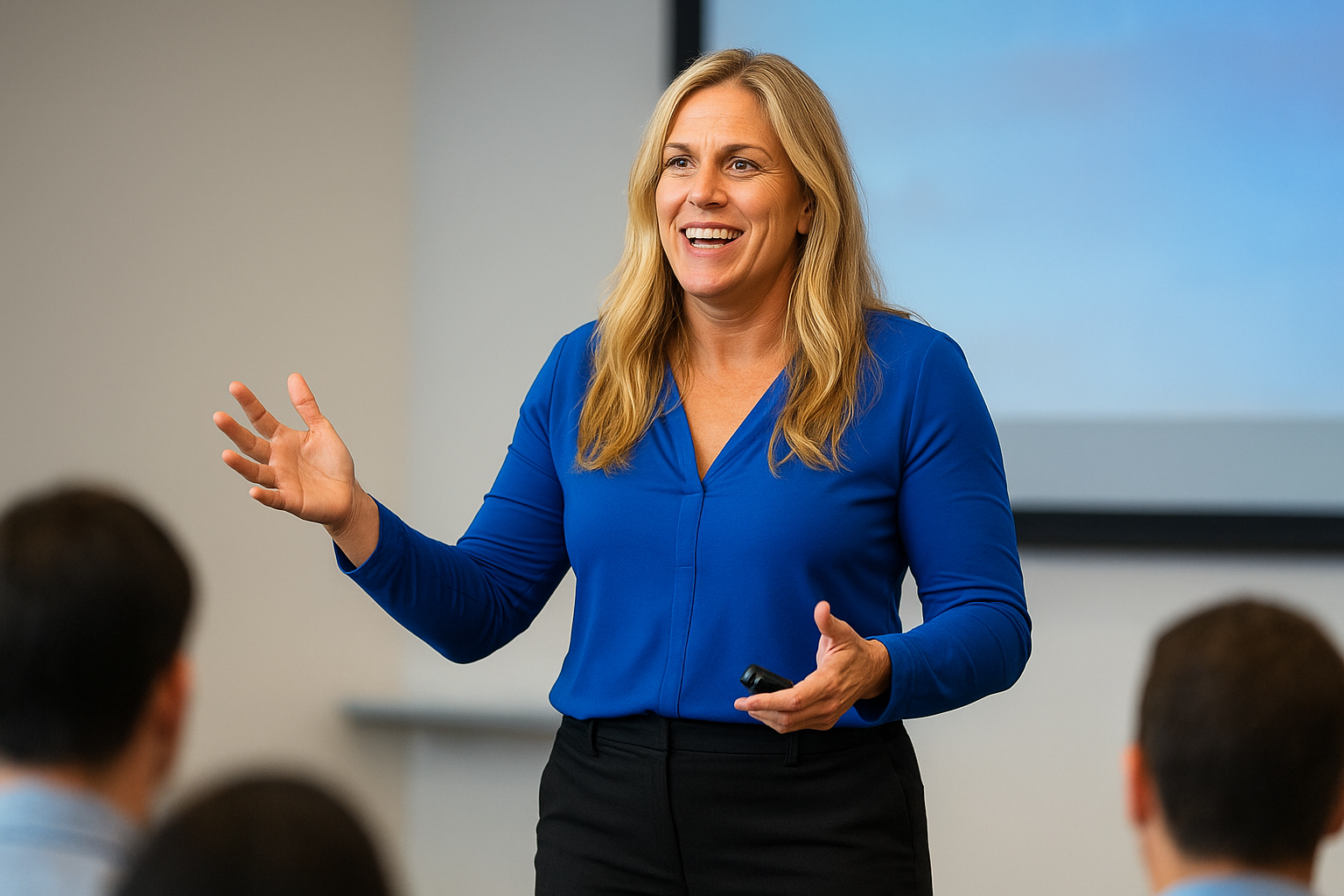 1. Robyn Benincasa's leadership communication keynotes