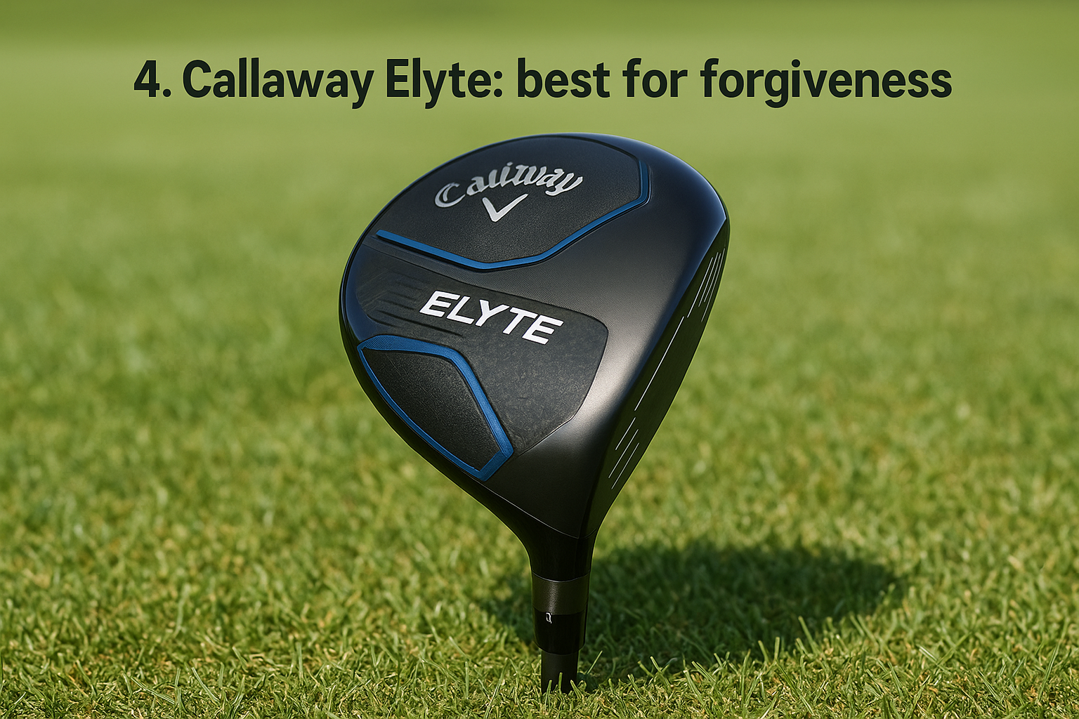 4. Callaway Elyte: best for forgiveness