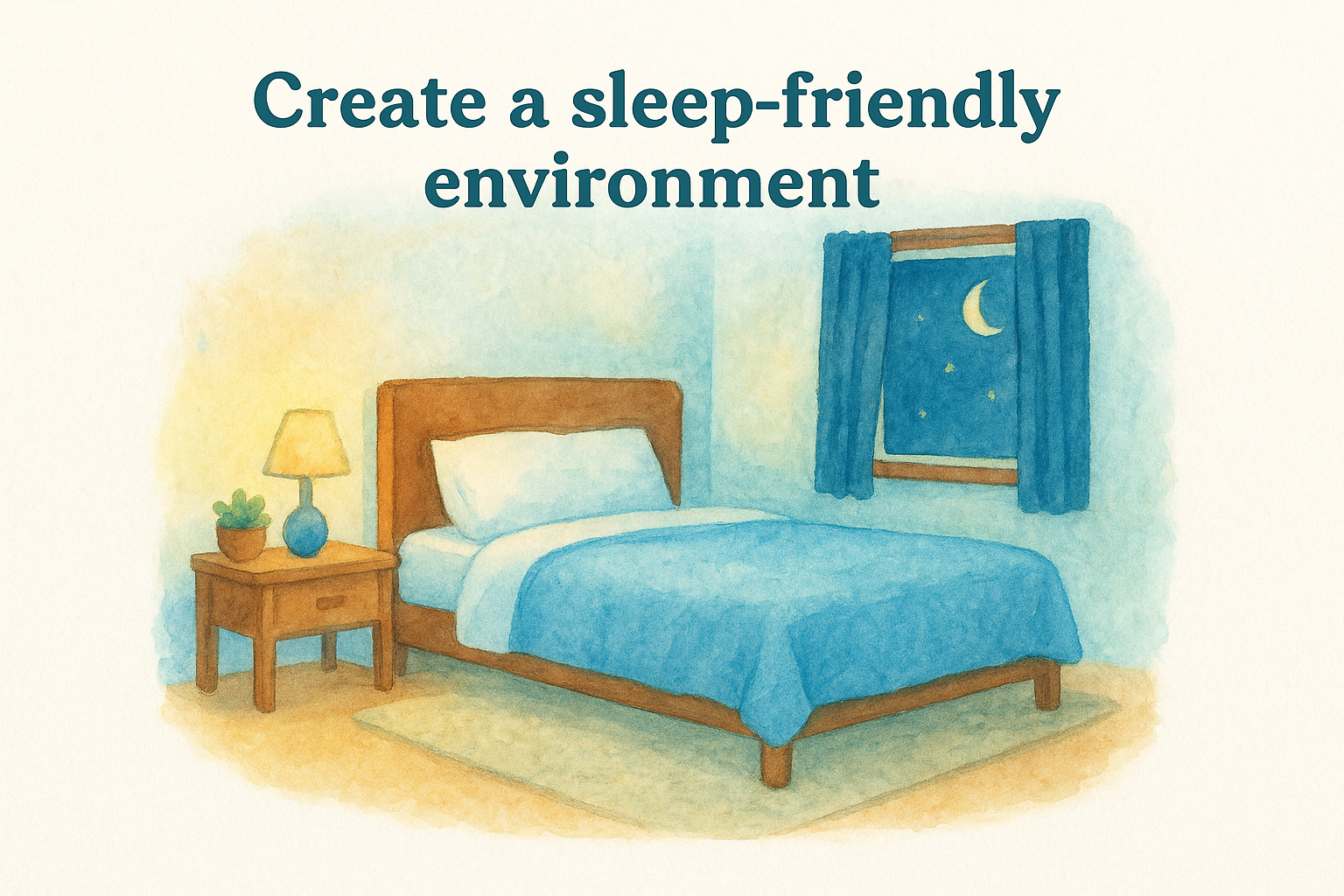 Create a sleep-friendly environment