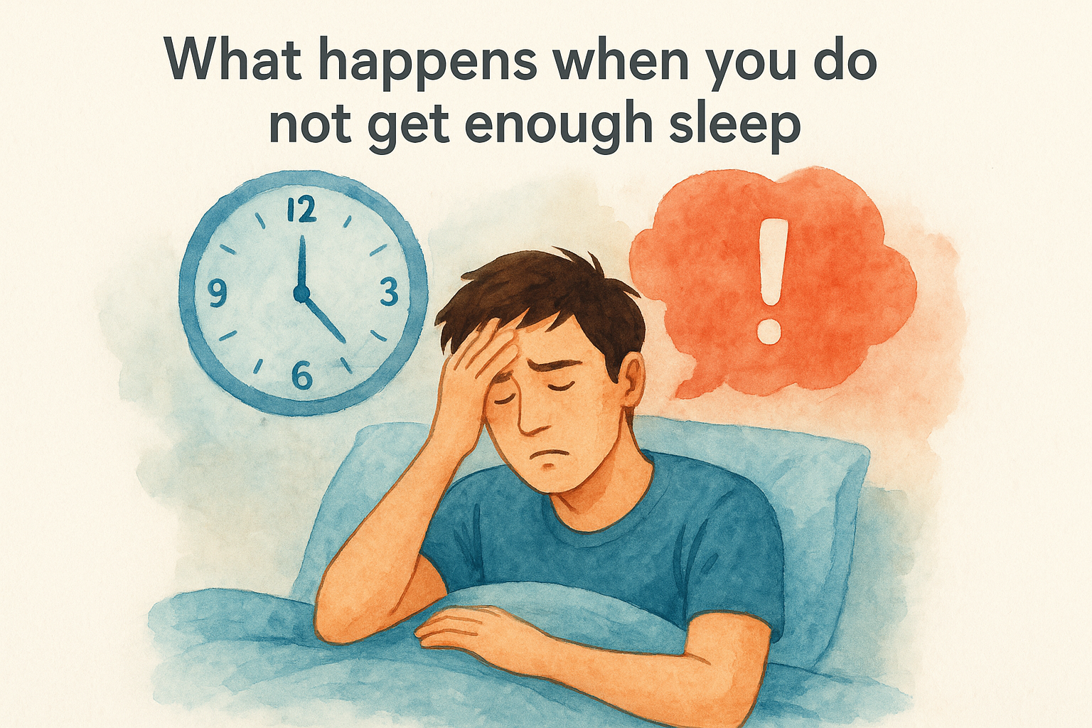 What happens when you do not get enough sleep