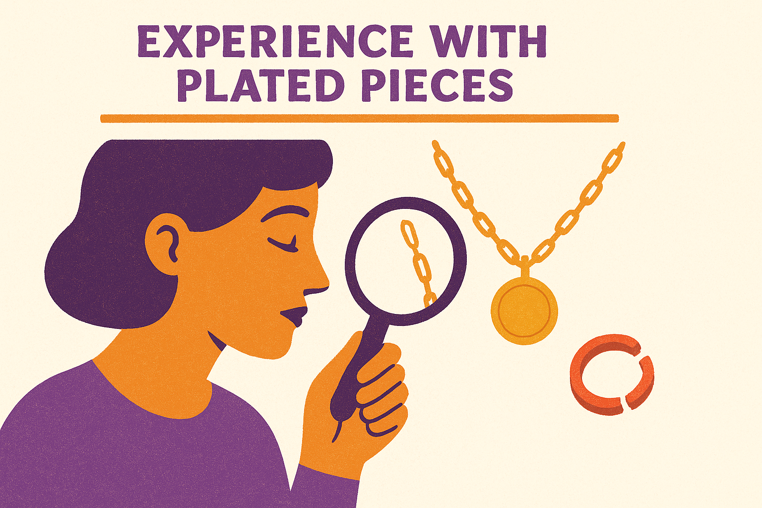 Experience with plated pieces