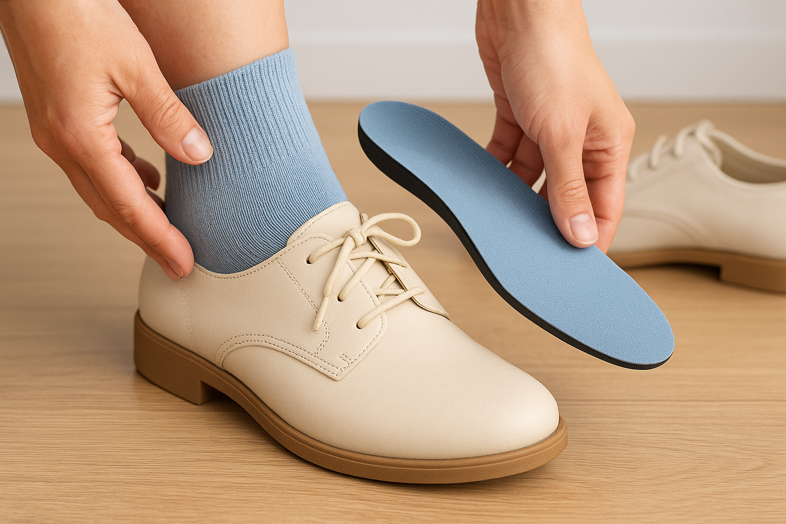 Footwear and orthotic adjustments