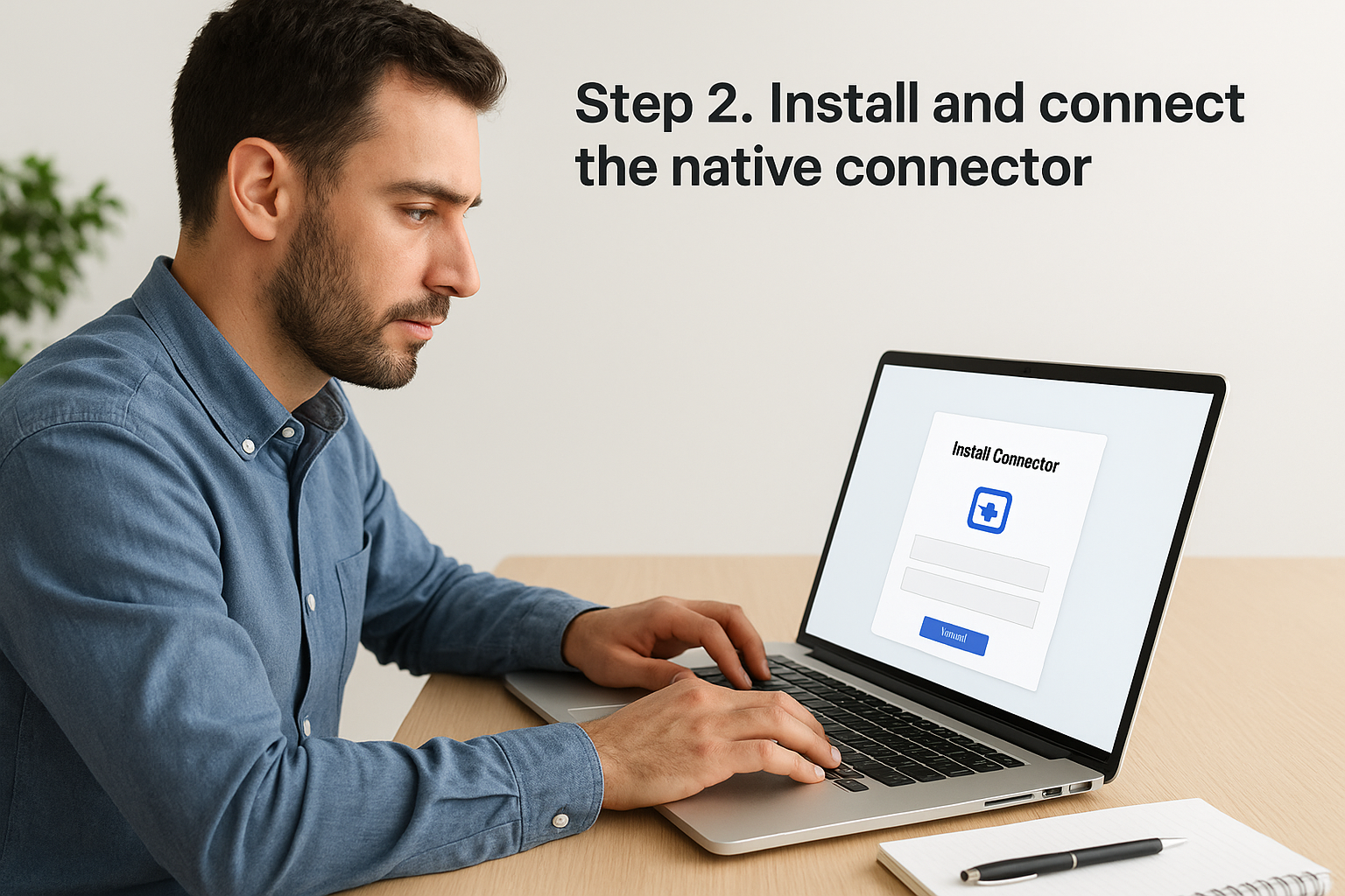 Step 2. Install and connect the native connector