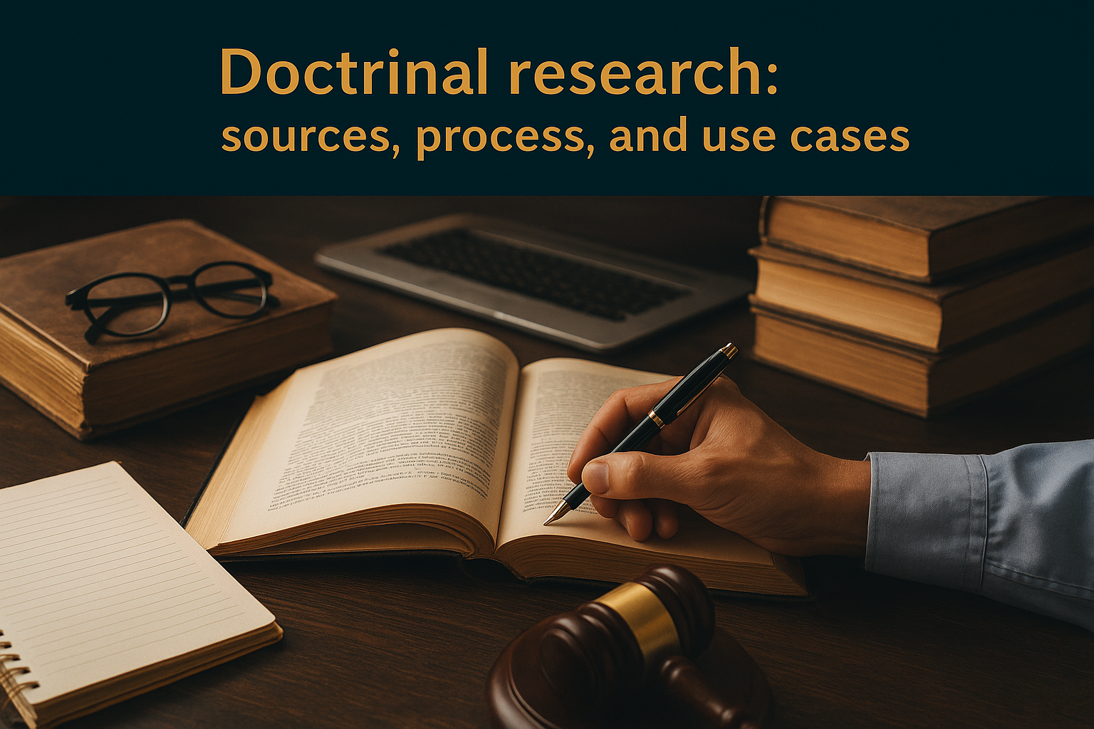 Doctrinal research: sources, process, and use cases