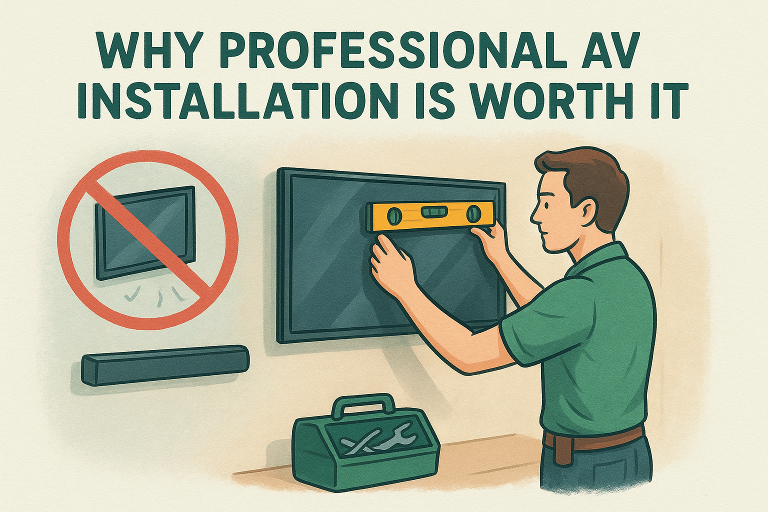 Professional audio video installation planning and workmanship