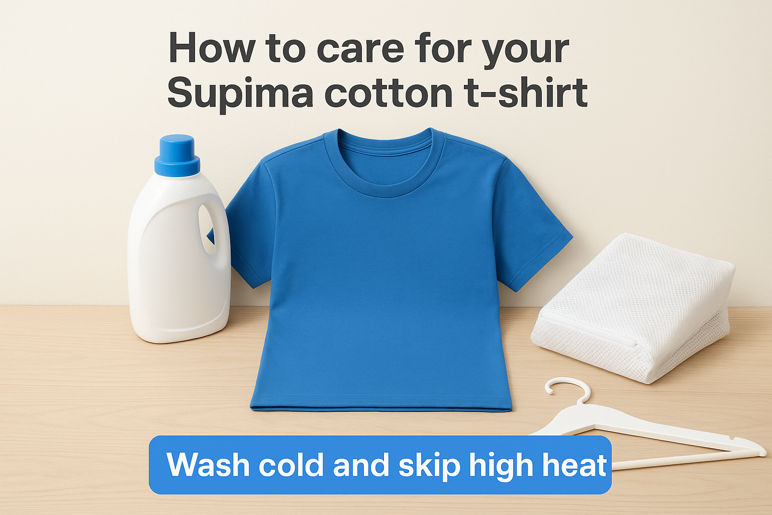 How to care for your Supima cotton t-shirt