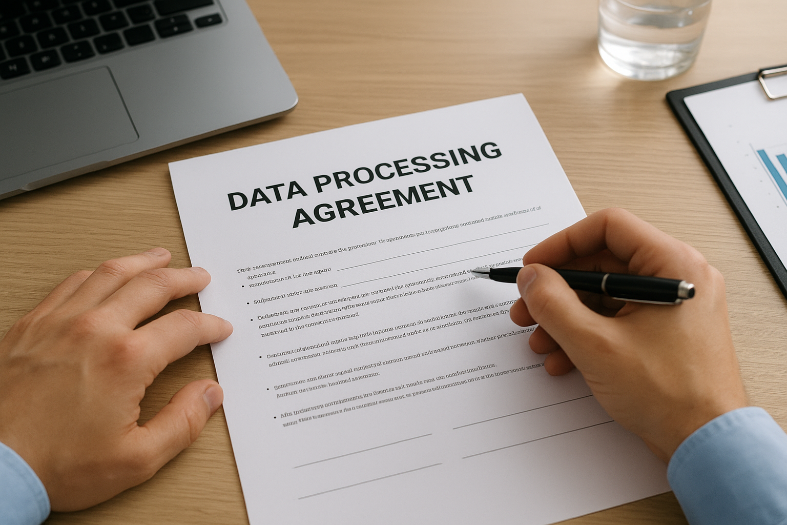 What to include in a data processing agreement