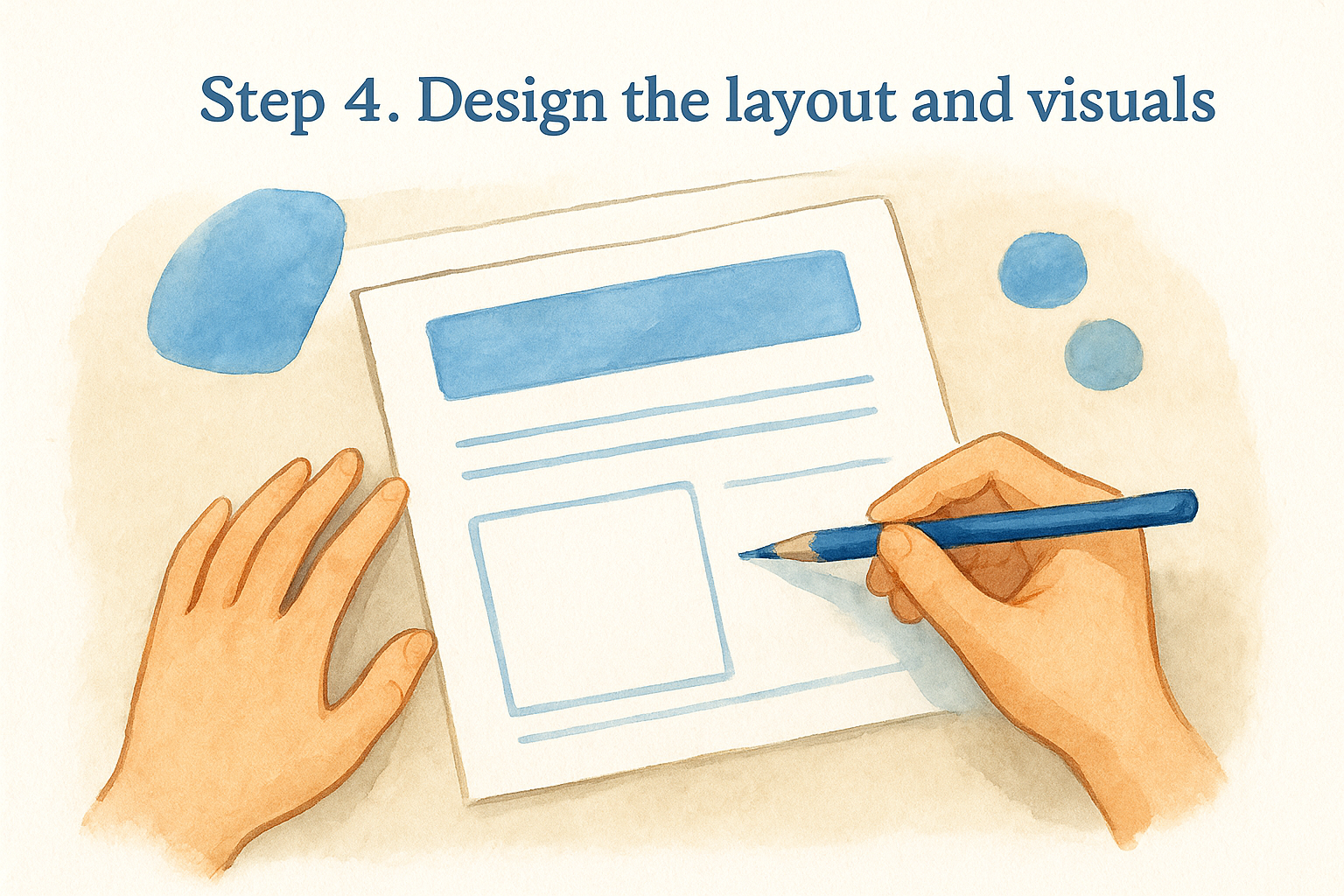 Step 4. Design the layout and visuals