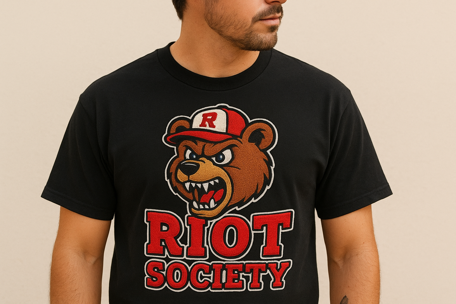2. Riot Society for graphic streetwear embroidery
