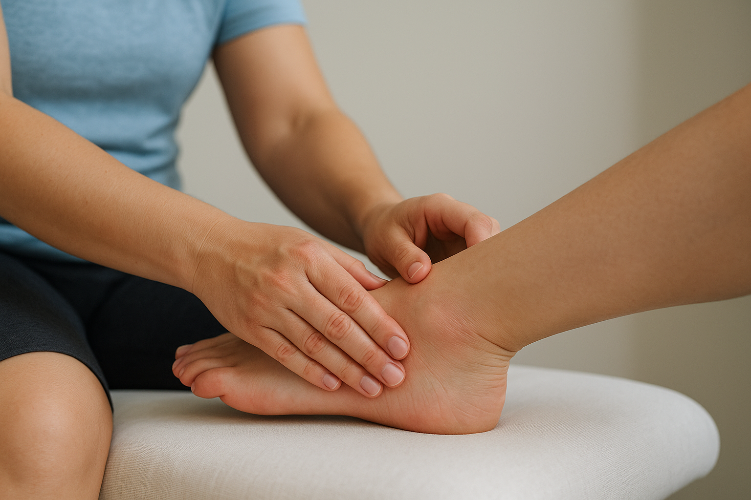 Step 2. Start with gentle circular massage