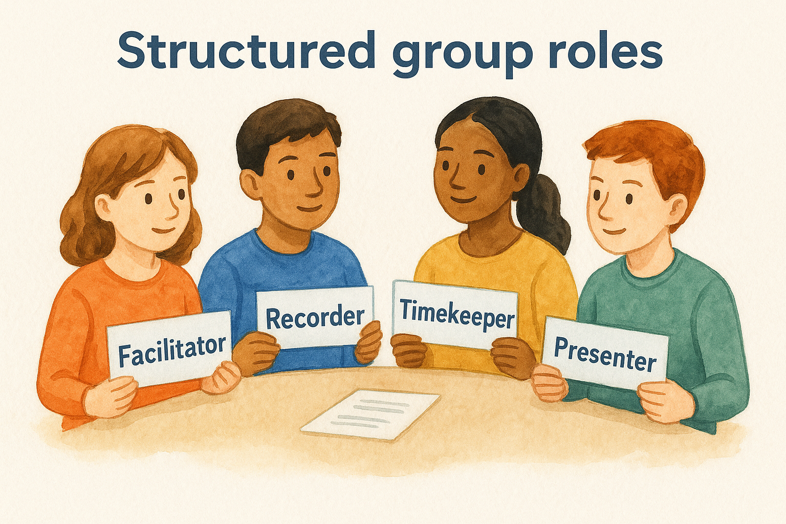3. Structured group roles