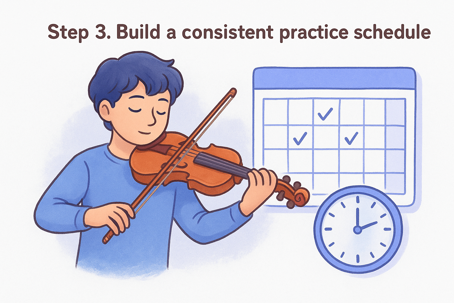 Step 3. Build a consistent practice schedule