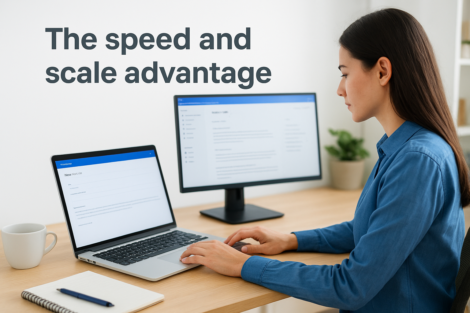 The speed and scale advantage