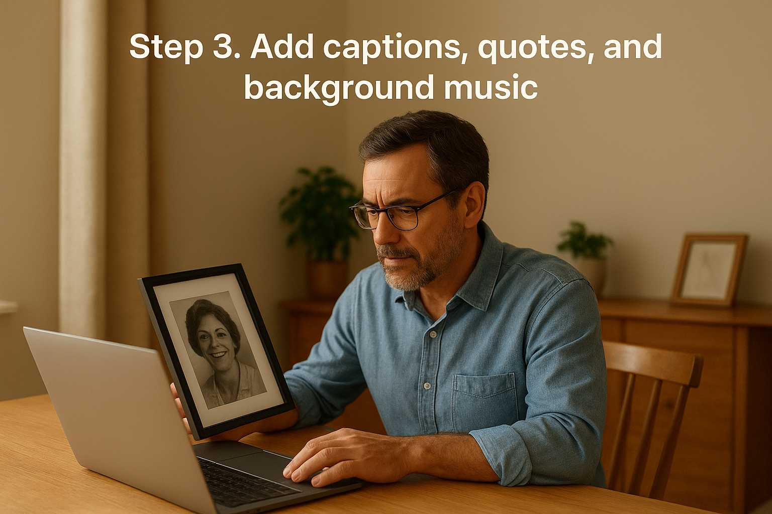 Step 3. Add captions, quotes, and background music