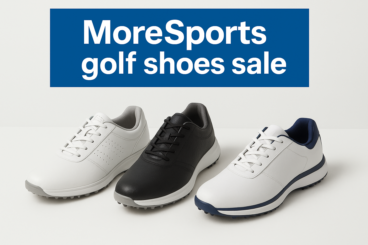 1. MoreSports golf shoes sale
