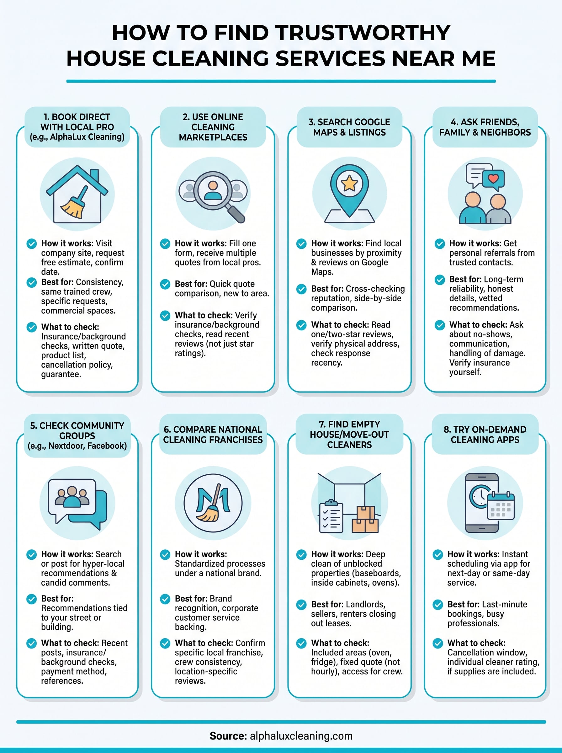 near me house cleaning services infographic