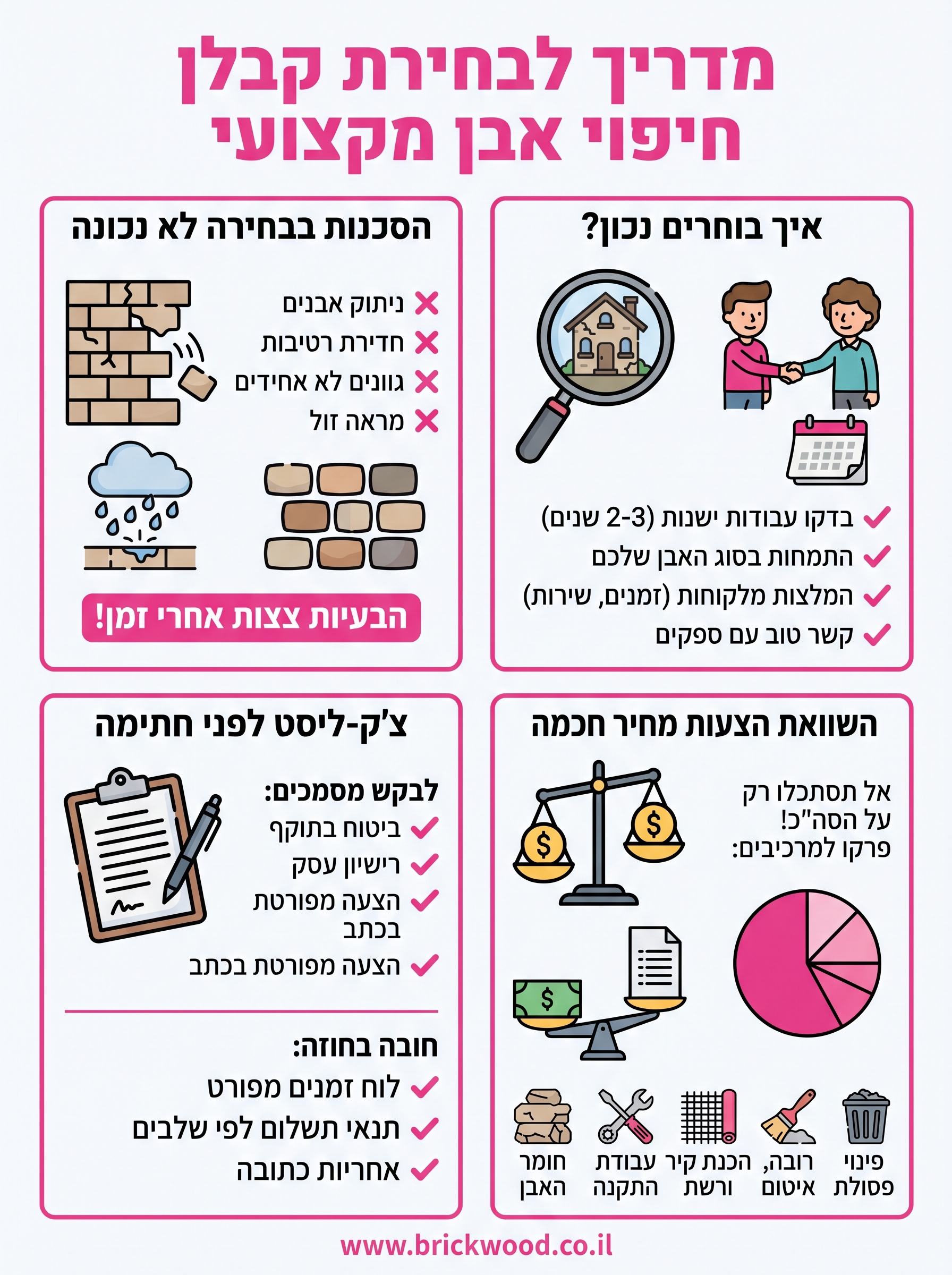 קבלן חיפוי אבן infographic