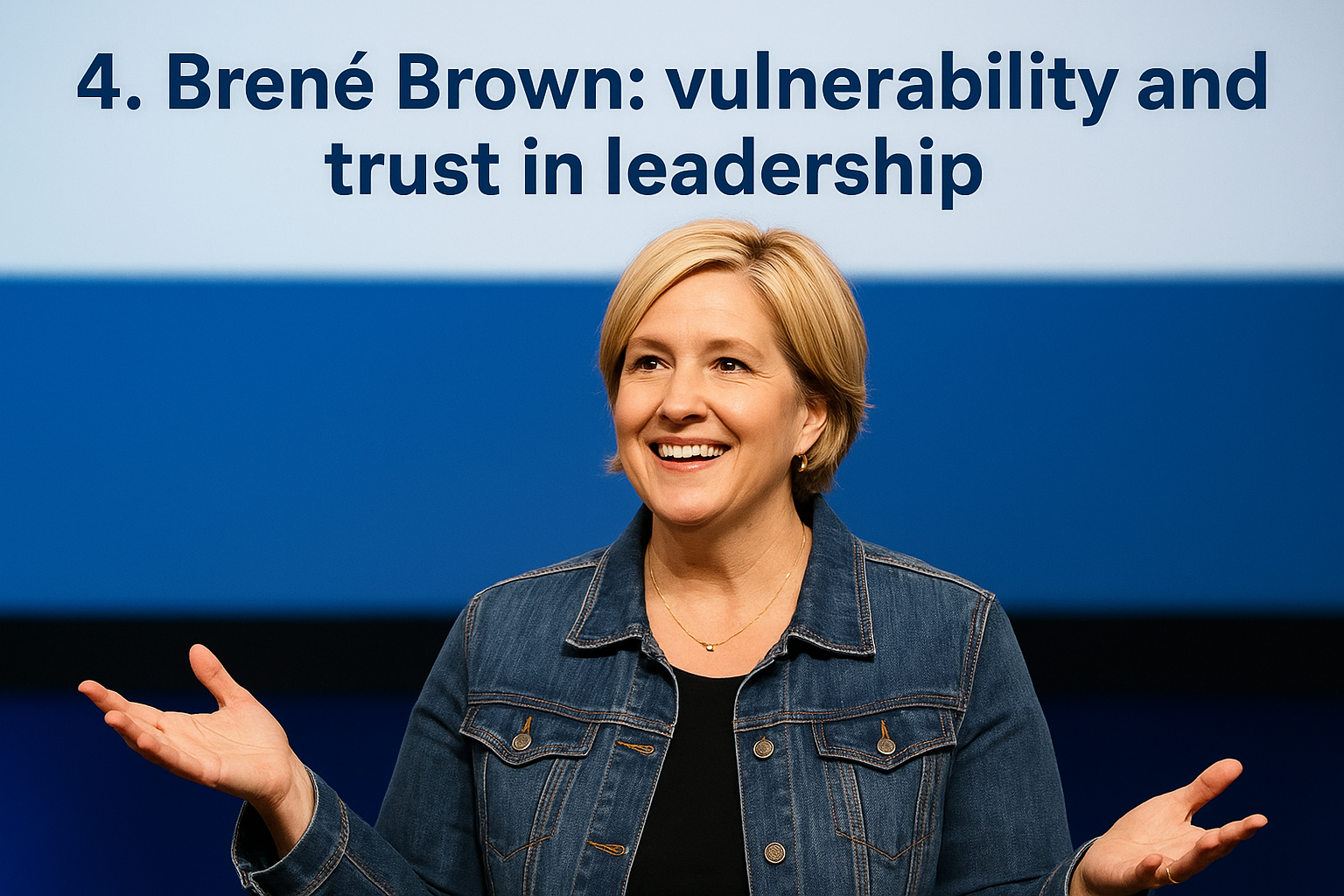 4. Brené Brown: vulnerability and trust in leadership