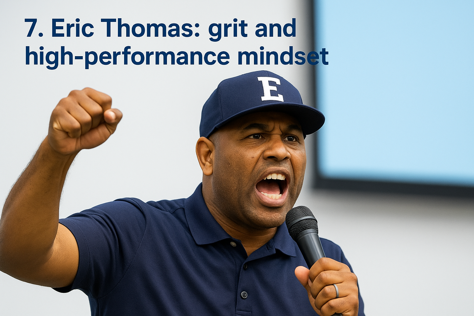 7. Eric Thomas: grit and high-performance mindset