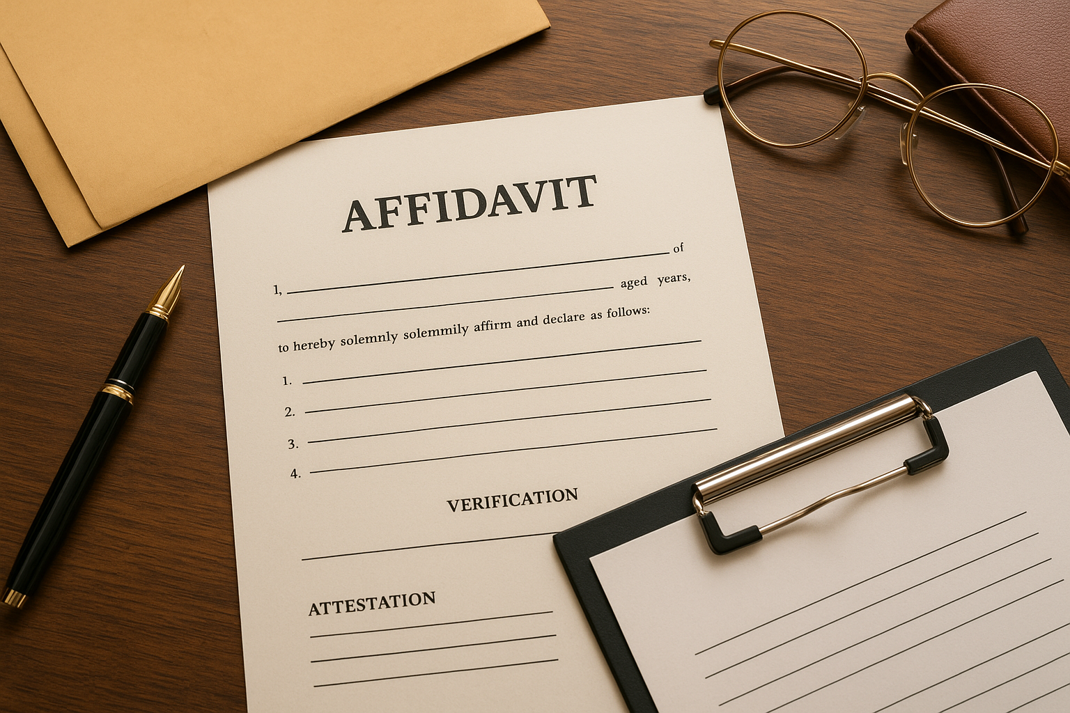 Affidavit Format: Sample and How to Draft One