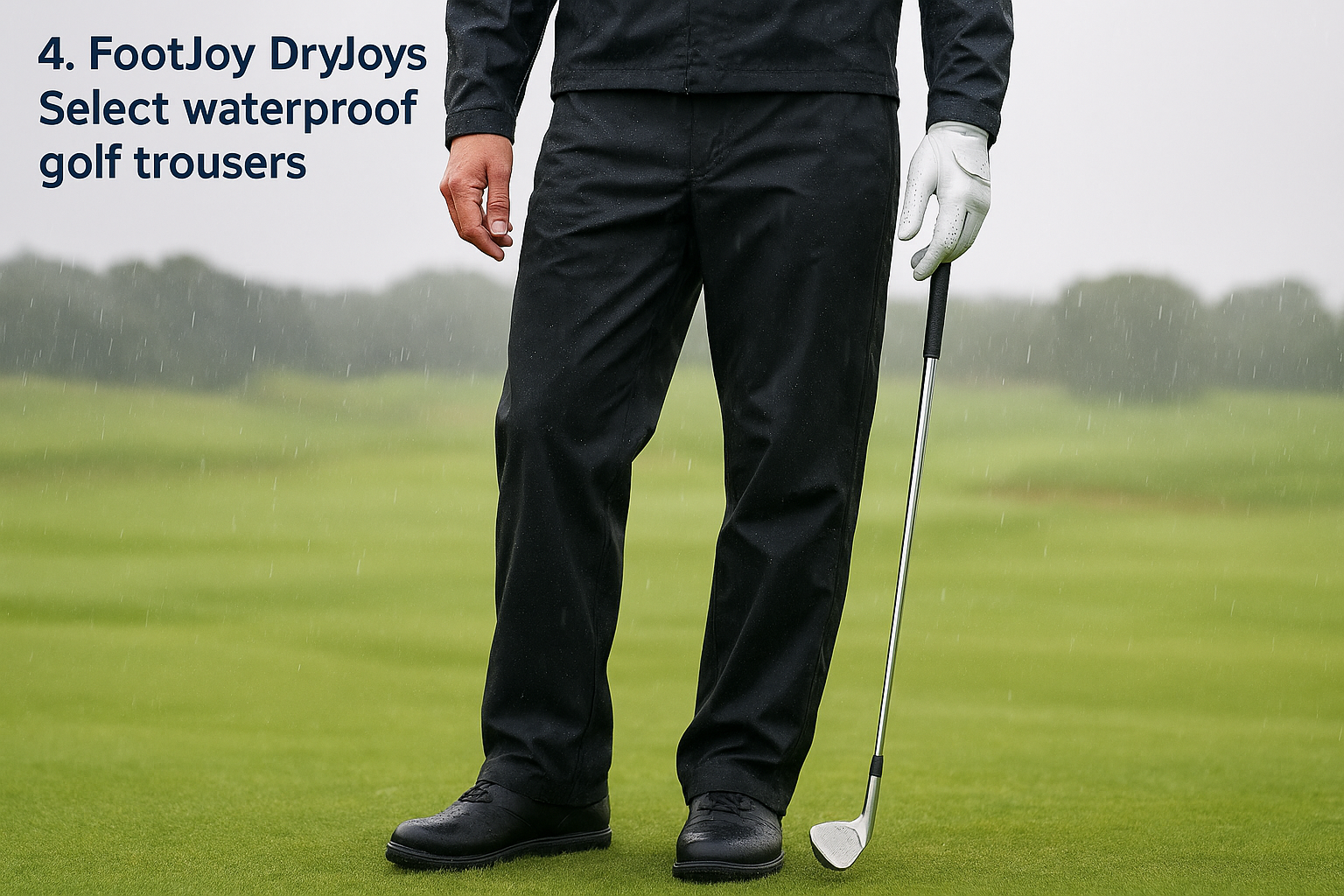 4. FootJoy DryJoys Select waterproof golf trousers