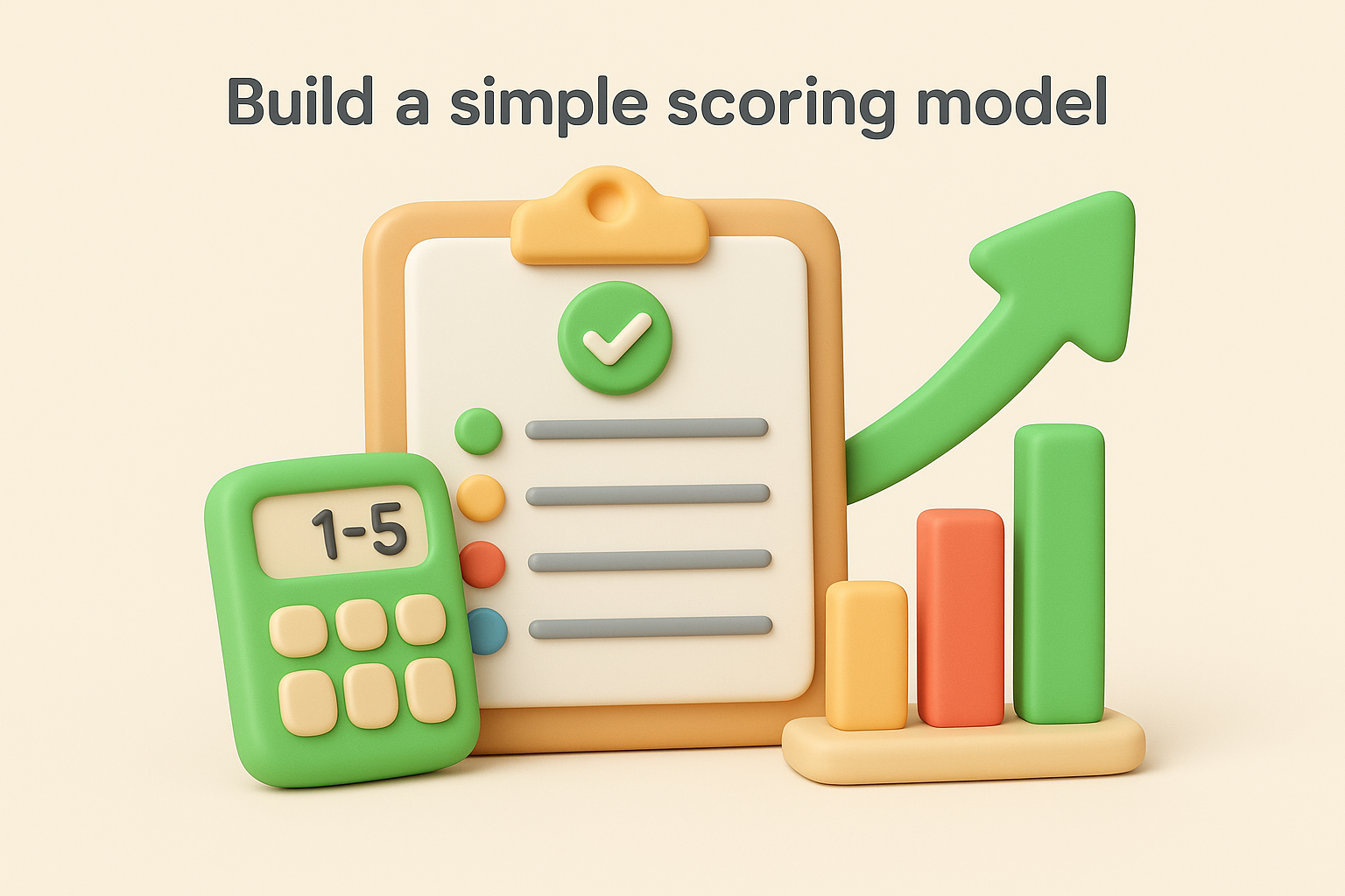 Build a simple scoring model